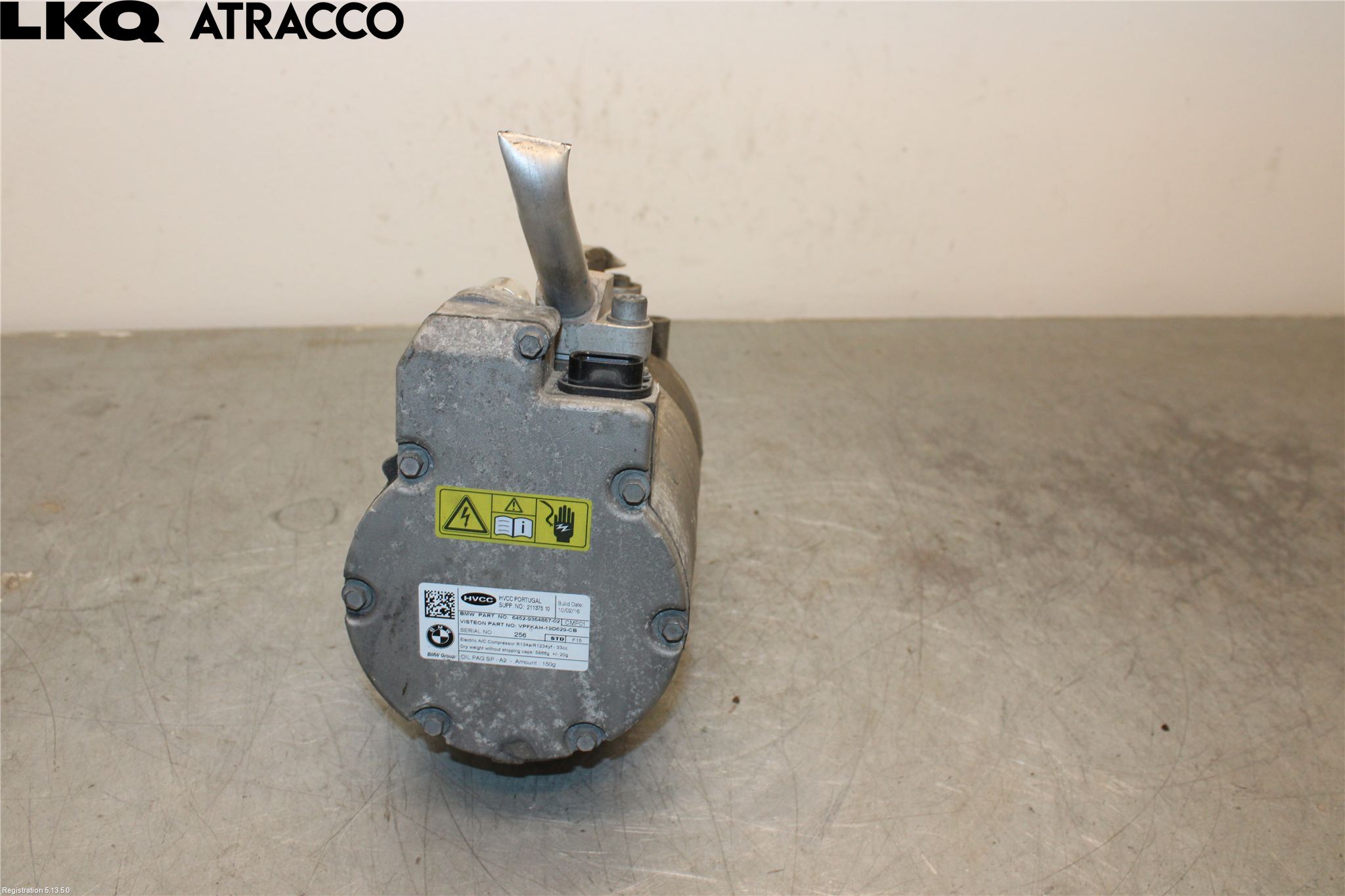 BMW 2 F45 Active Tourer 14-21 Varme Ac Kompressor
