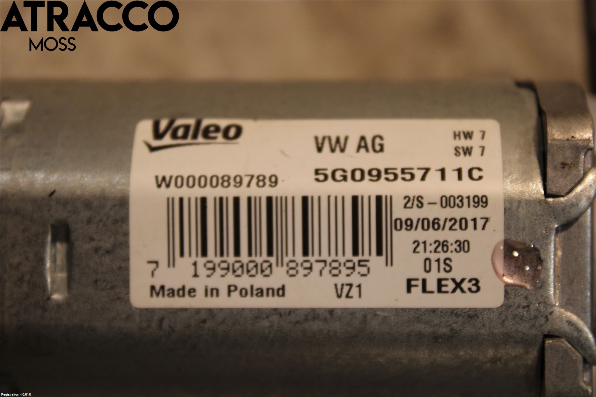 Volkswagen VW PASSAT 15-19 Viskermotor Bakluke