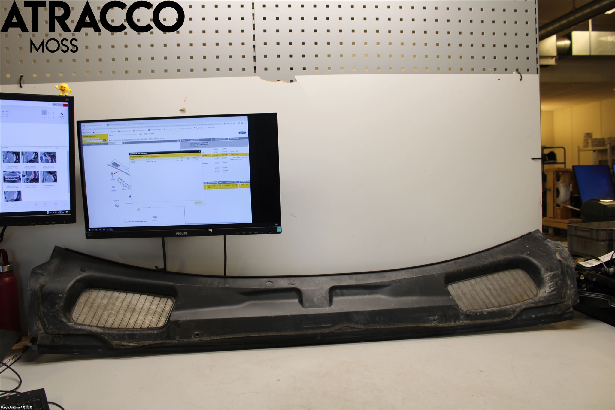 Ford MONDEO 07-15 Visker Deksel-Grill-Under Frr