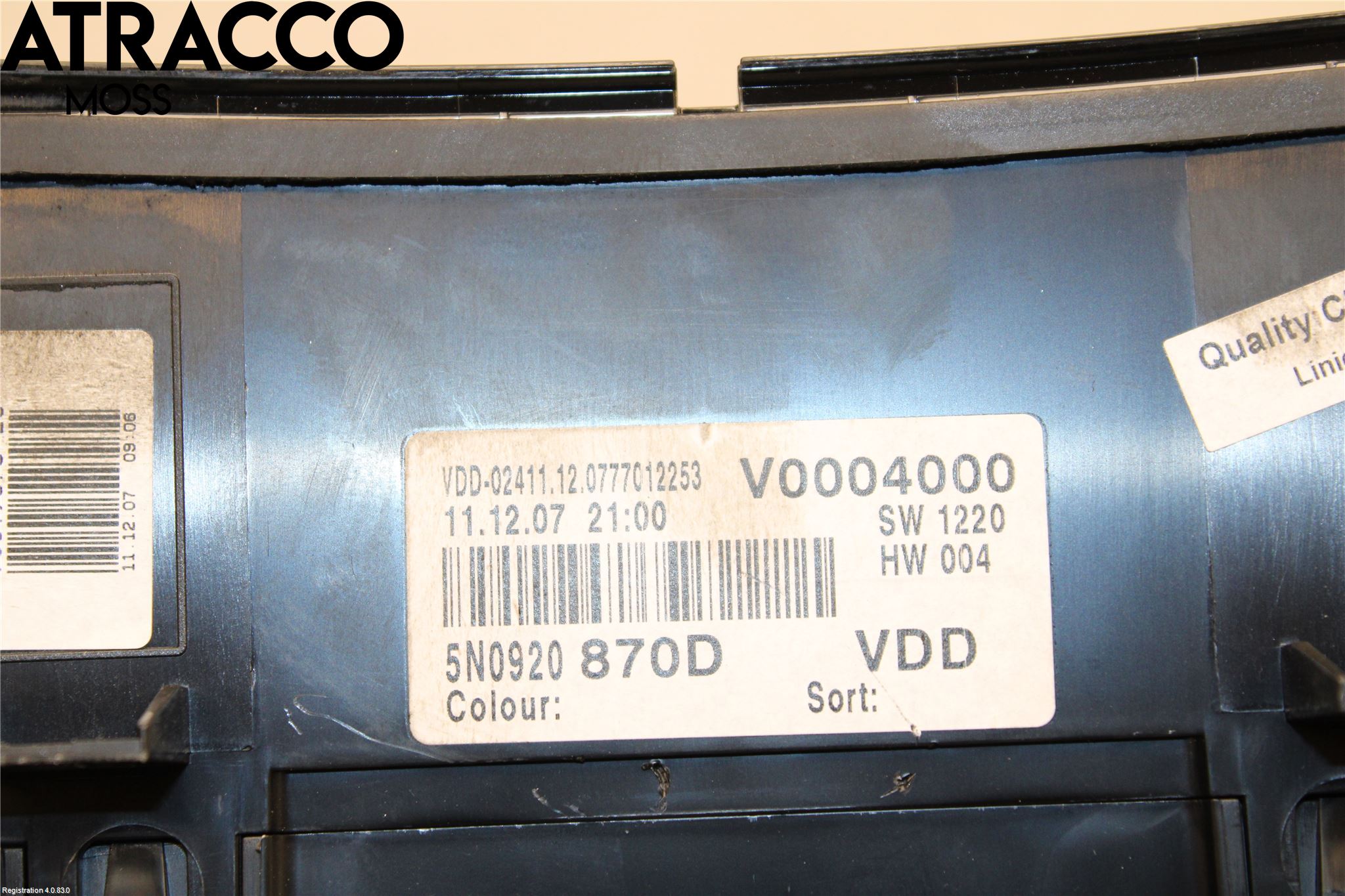 Volkswagen VW TIGUAN 07-16 Instr Kombinert