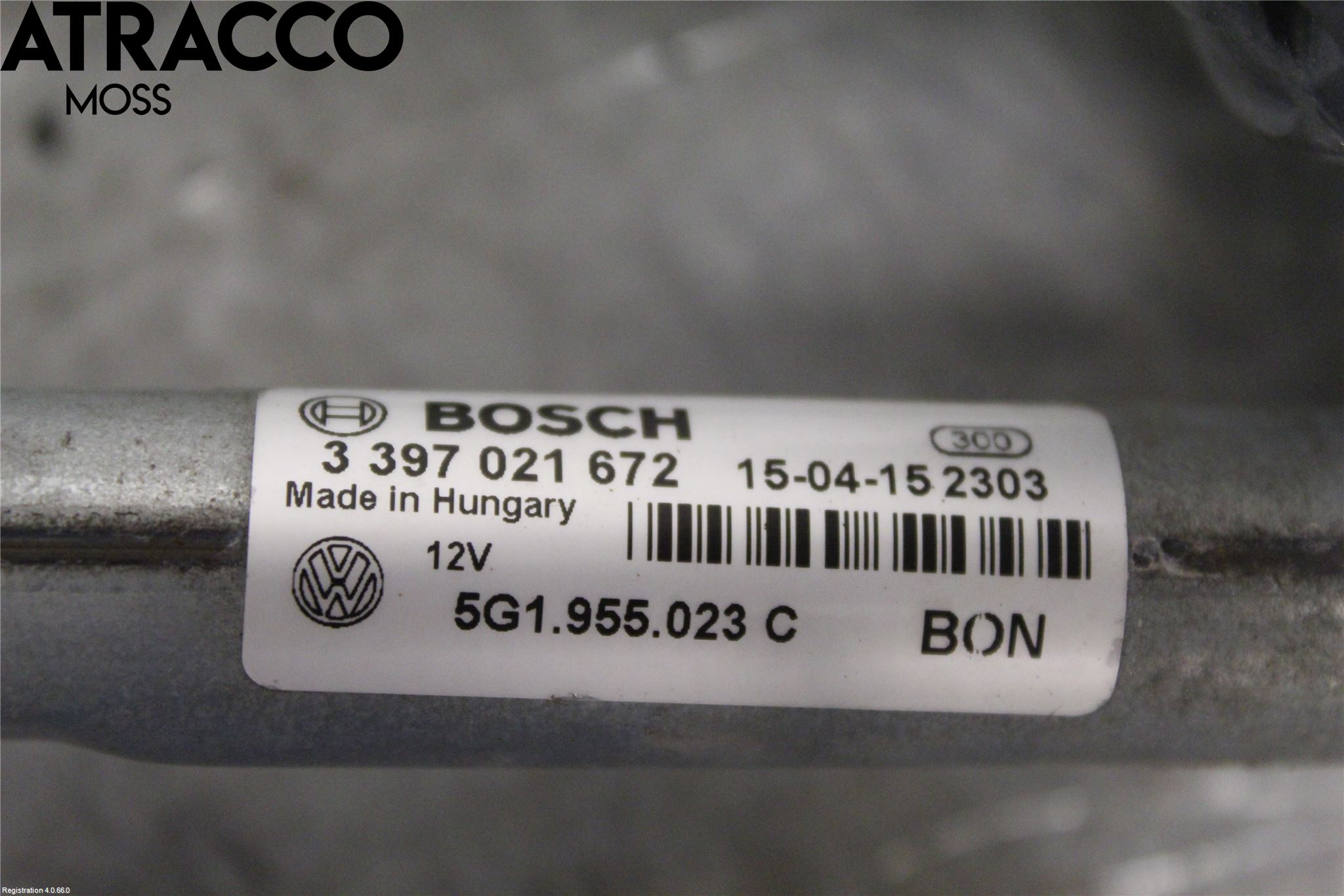 Volkswagen VW GOLF / E-GOLF VII 13-20 Viskermotor Frontrute