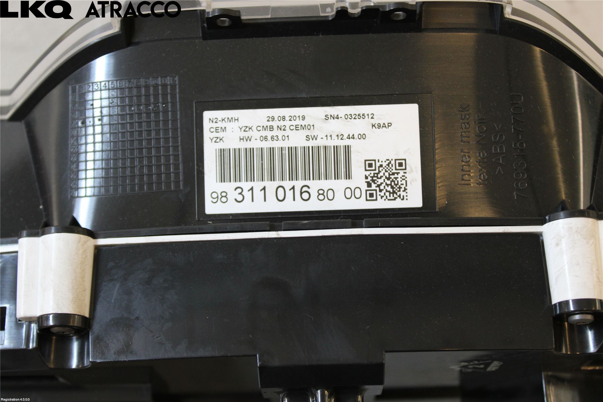Peugeot PARTNER/E-PARTNER 19- Instr Speedometer
