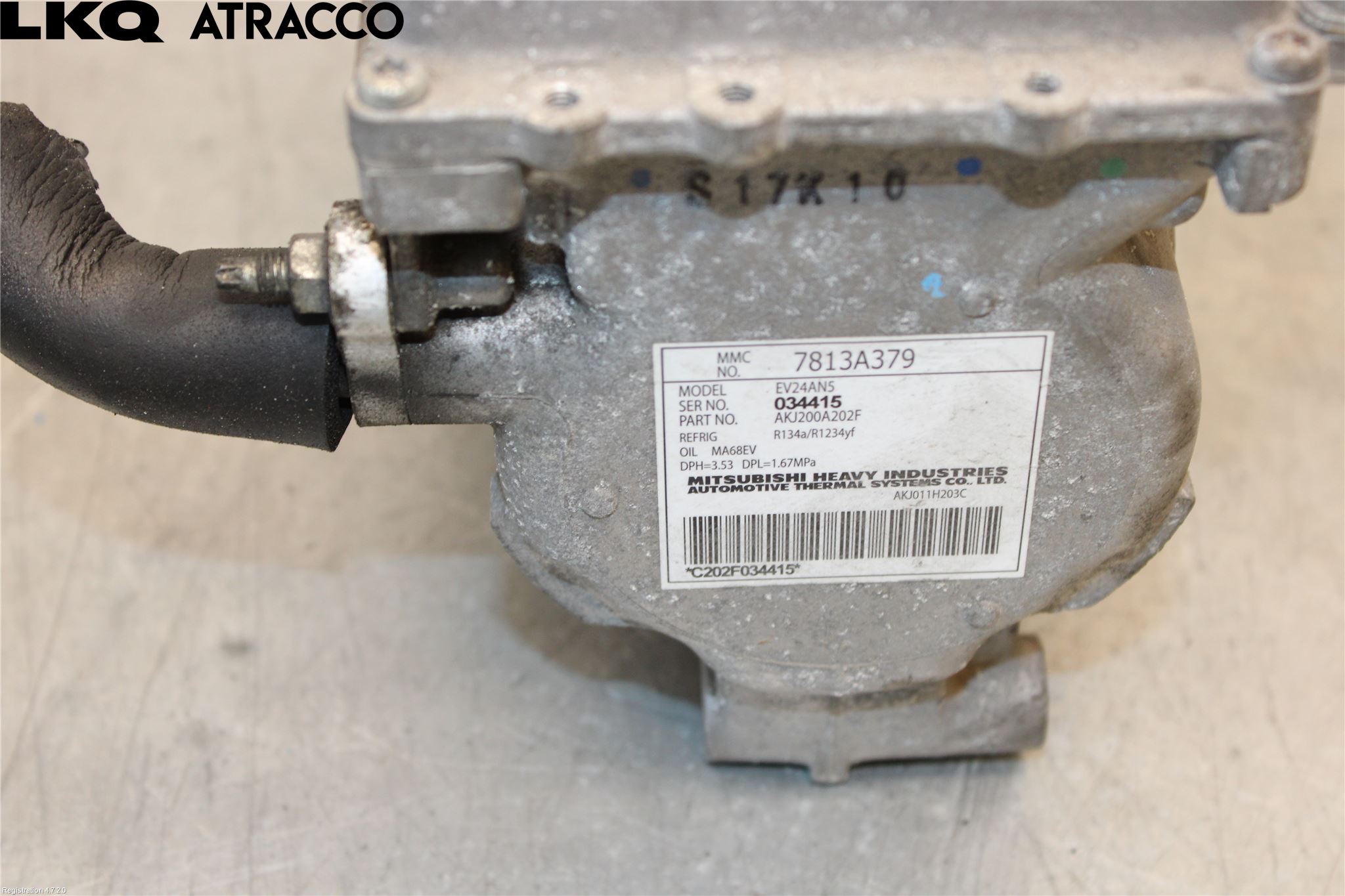 Mitsubishi OUTLANDER 13-21 Varme Ac Kompressor