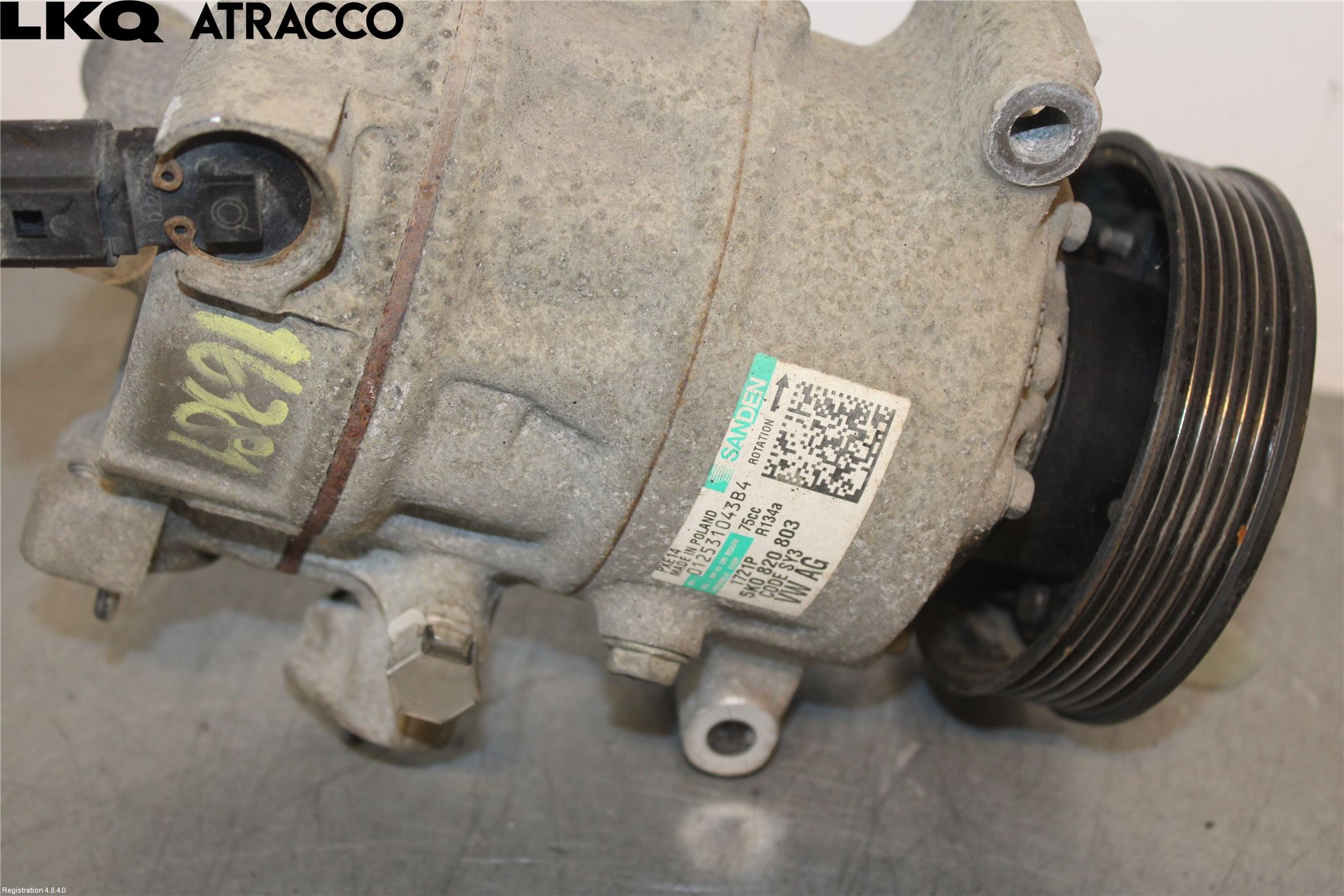 Volkswagen VW CADDY 11-15 Varme Ac Kompressor