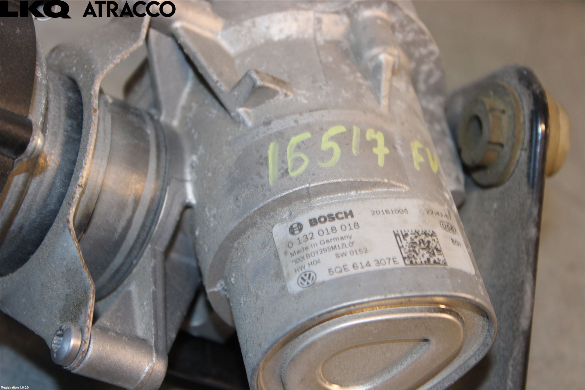 Volkswagen VW PASSAT 15-19 Brems Tryckakkumulator