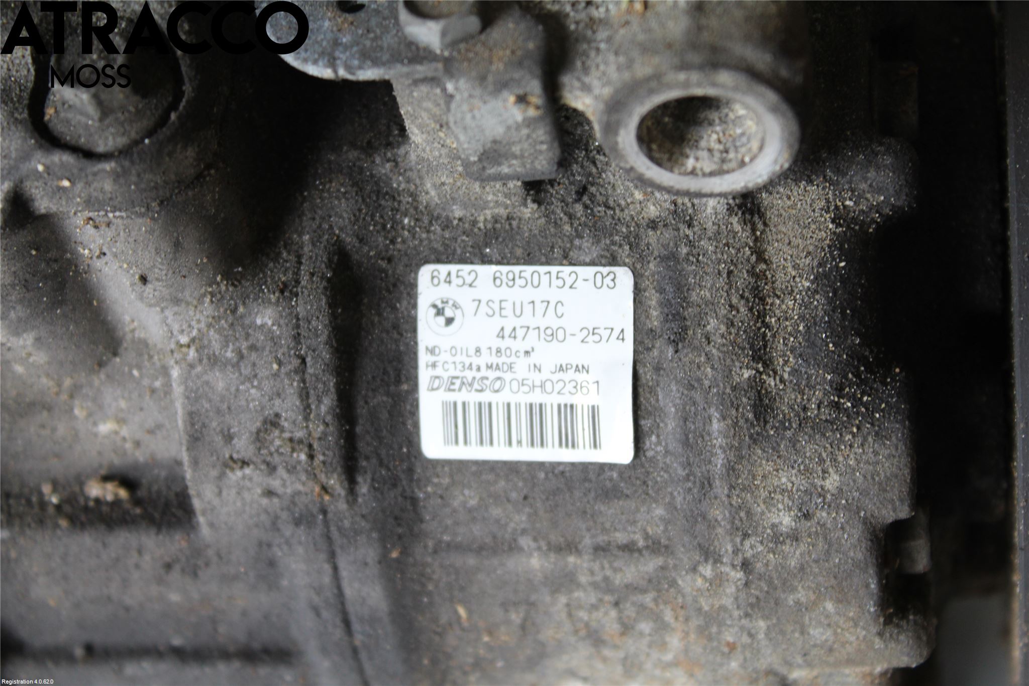 BMW 5 E60/61 Sed/Tou 02-10 Varme Ac Kompressor