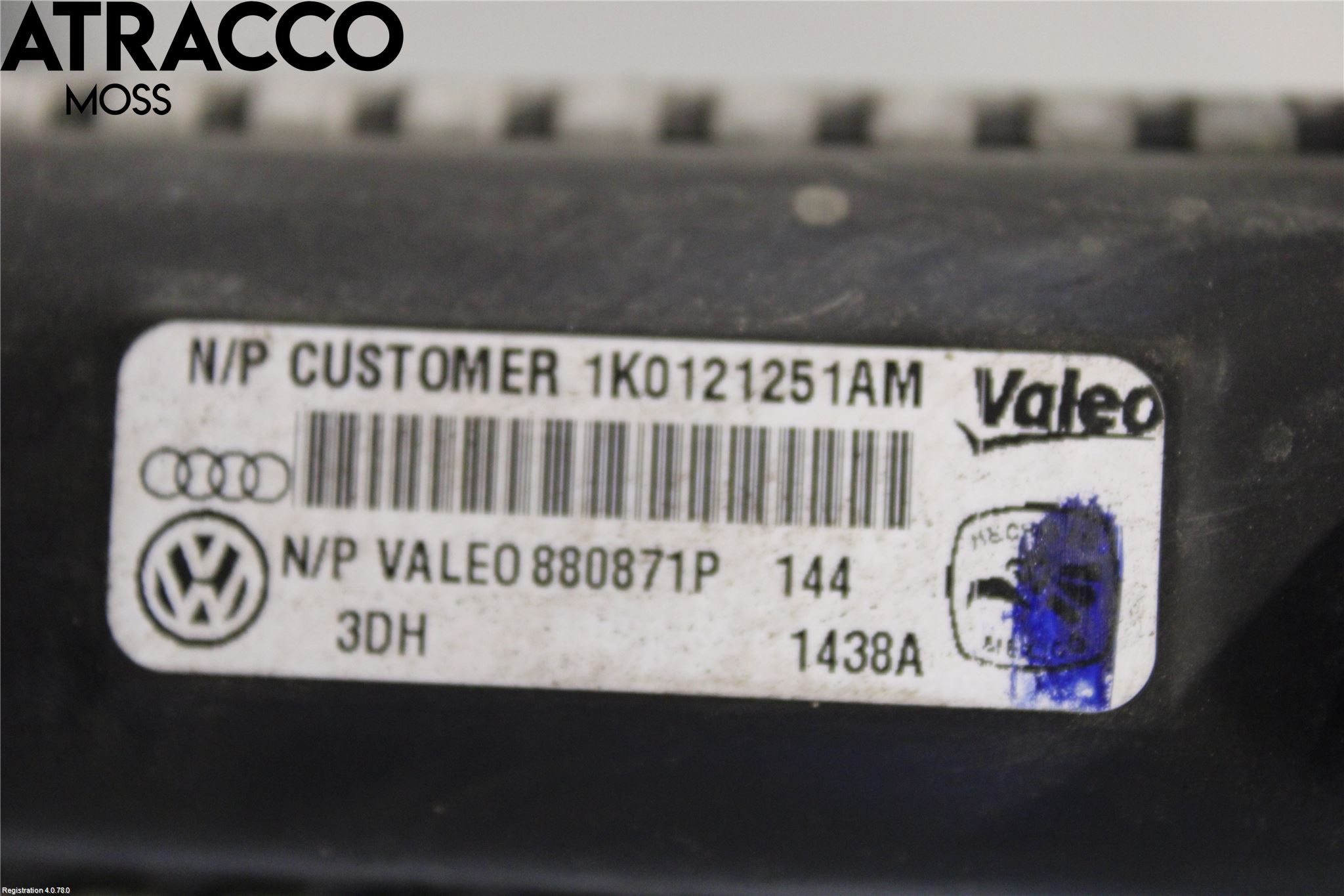 Volkswagen VW GOLF V 04-09 Radiator Manuell