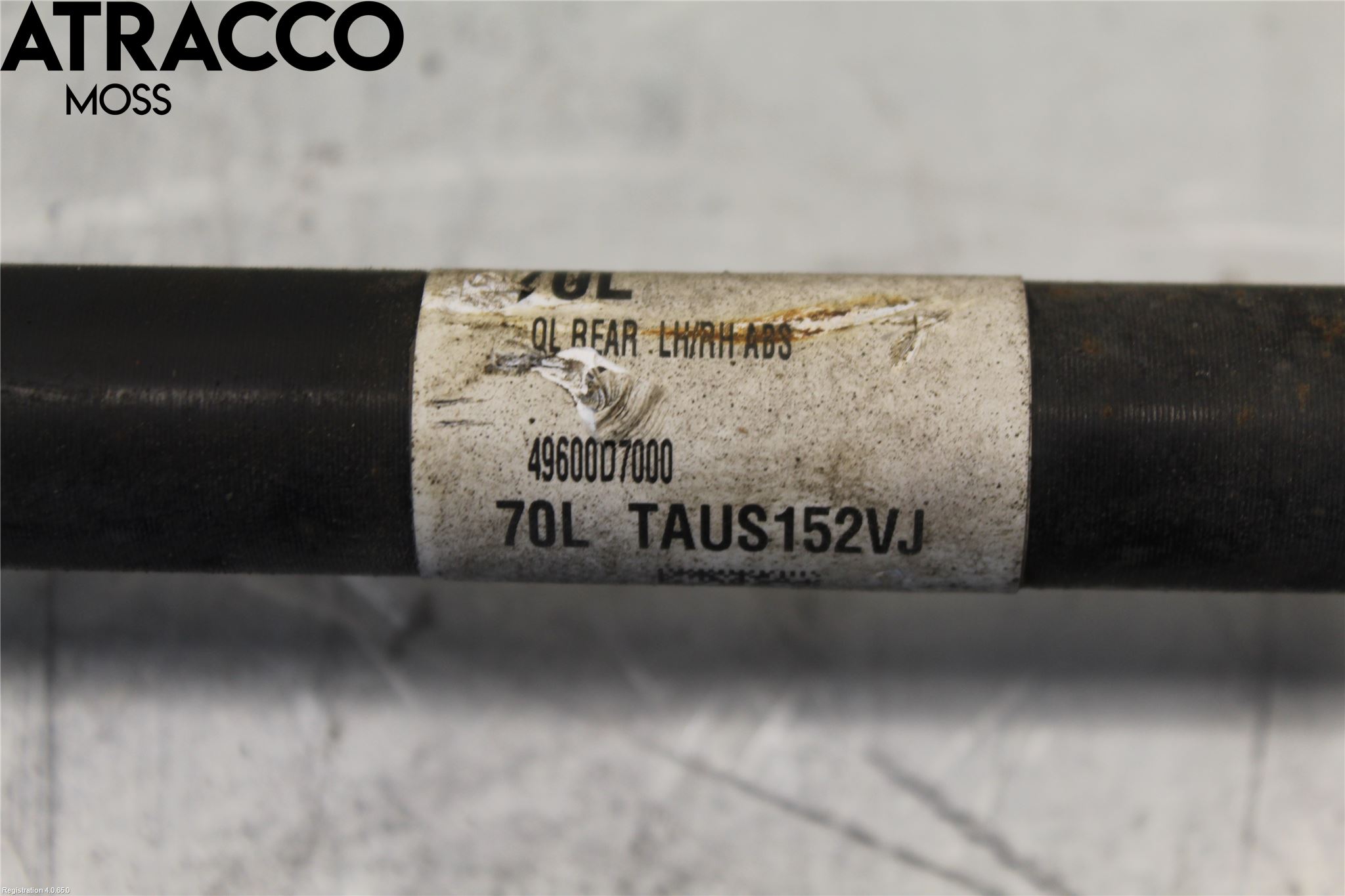 Kia SPORTAGE (QL) 16-21 Drivaksel Bak Kompl Venstre