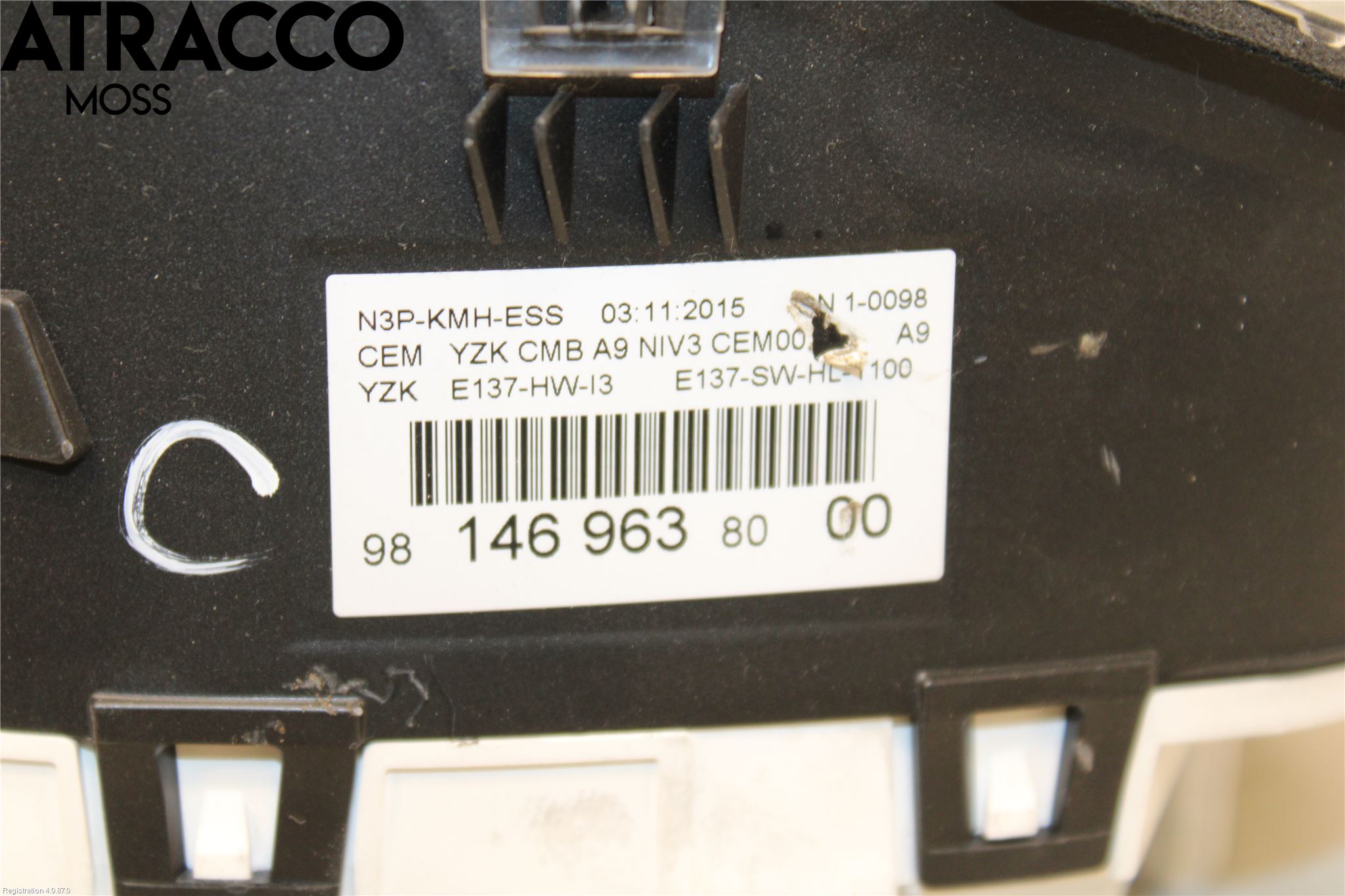 Peugeot 208 12-15 Instr Kombinert