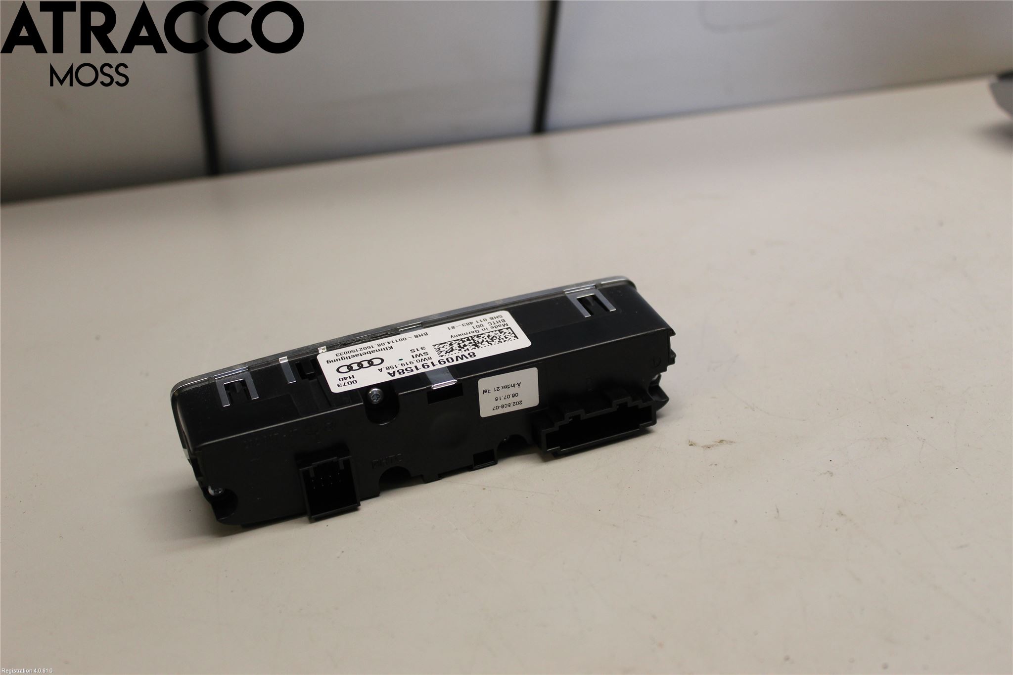 Audi A4/S4 B9 16-19 Varme Ac Betjening-Display
