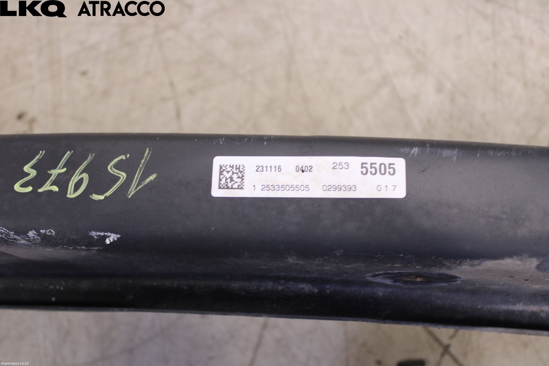 Mercedes-Benz MB GLC-KLASS (X253/C253) 15-22 Bakaksel Feste Travers-Ramme