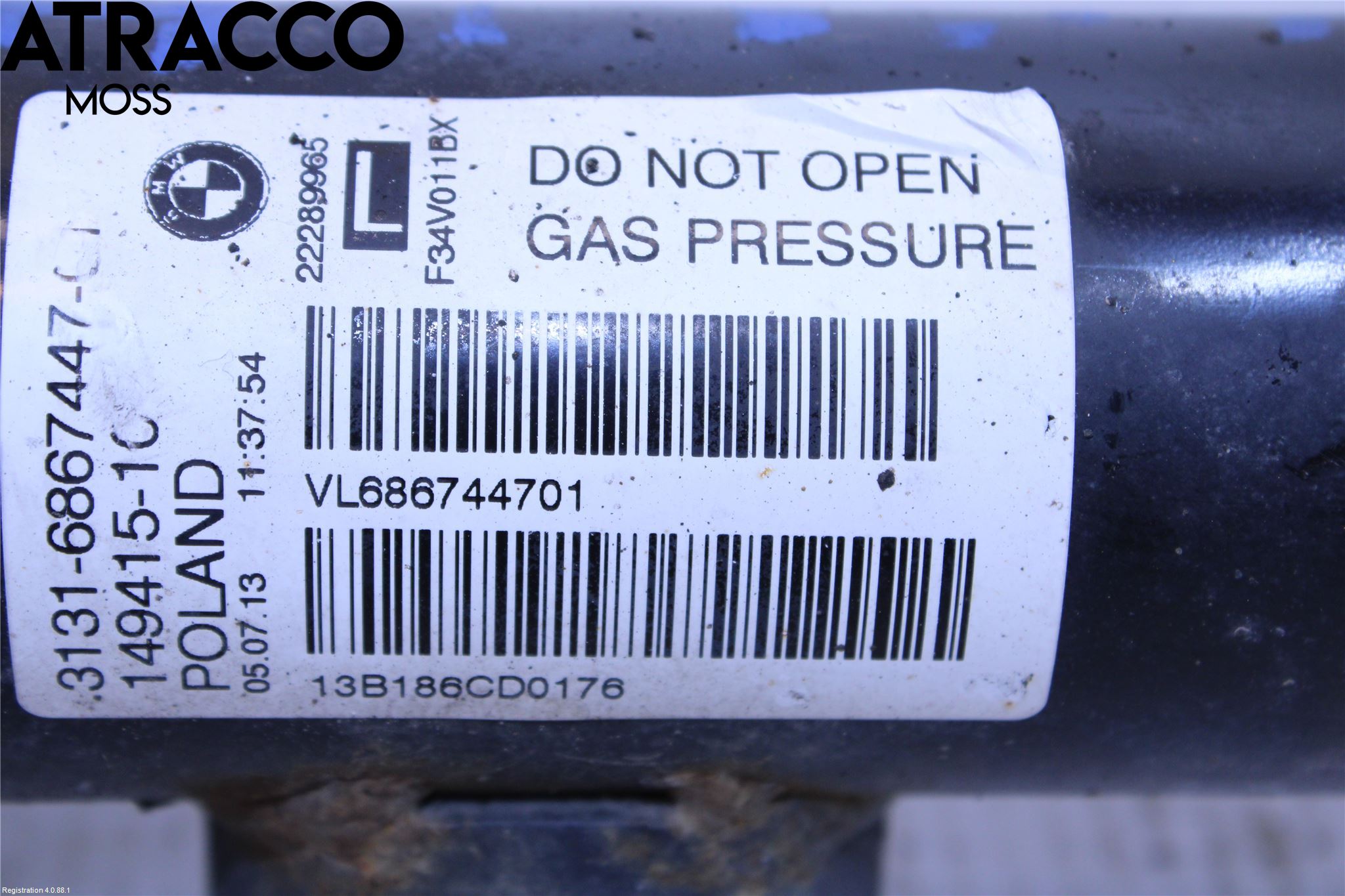 BMW 3 GT F34 13-19 Fjærbein Foran Venstre