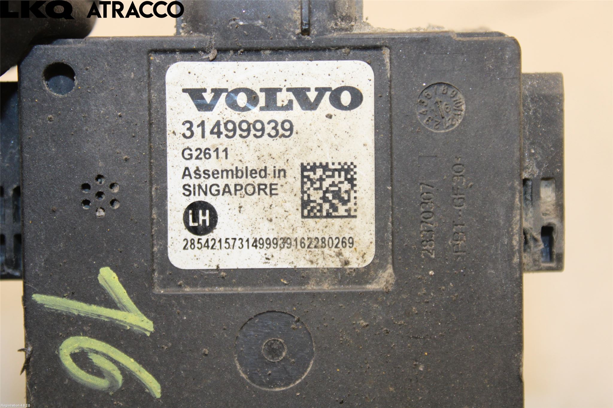 Volvo S90 17->> Sensor Kollisjonsbeskyttelse