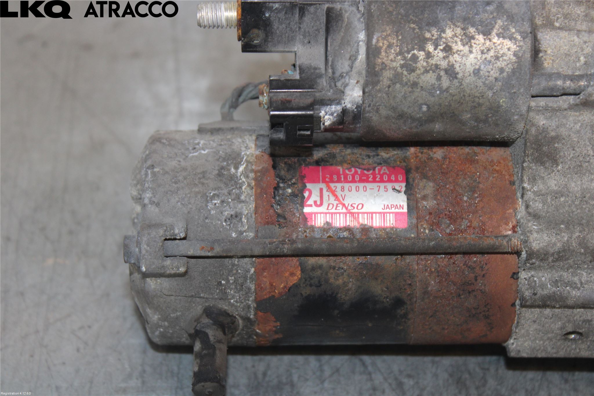 Toyota COROLLA 08-12 Startmotor