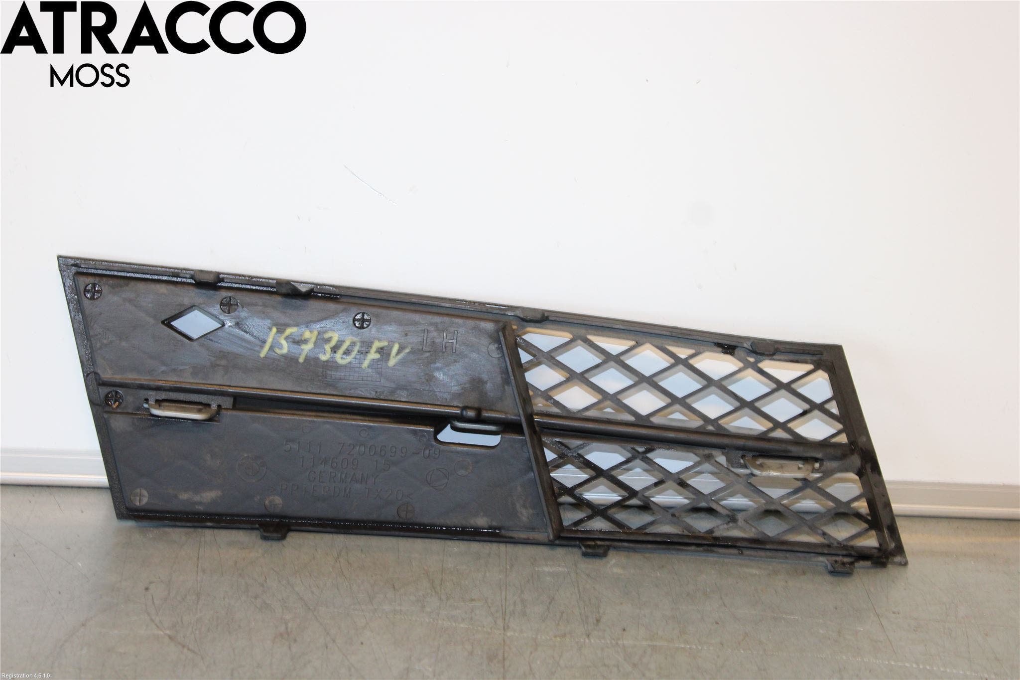 BMW 5 F10/F11/F18 09-17 Grilldel Venstre