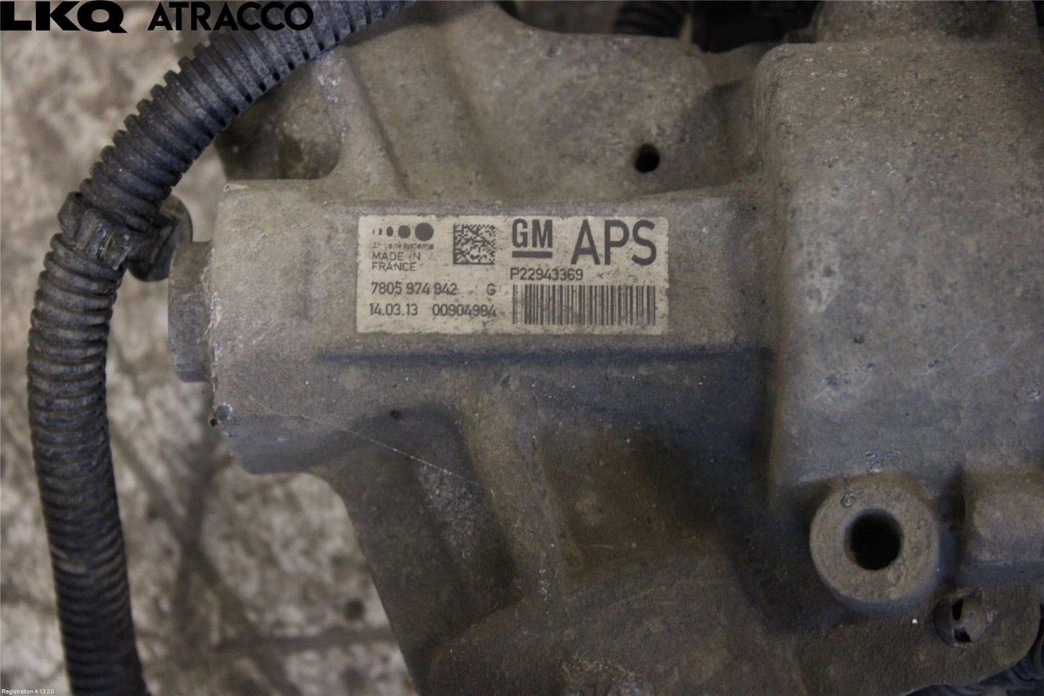 Opel ZAFIRA B 06-14 Servo Snekke - Tannstang