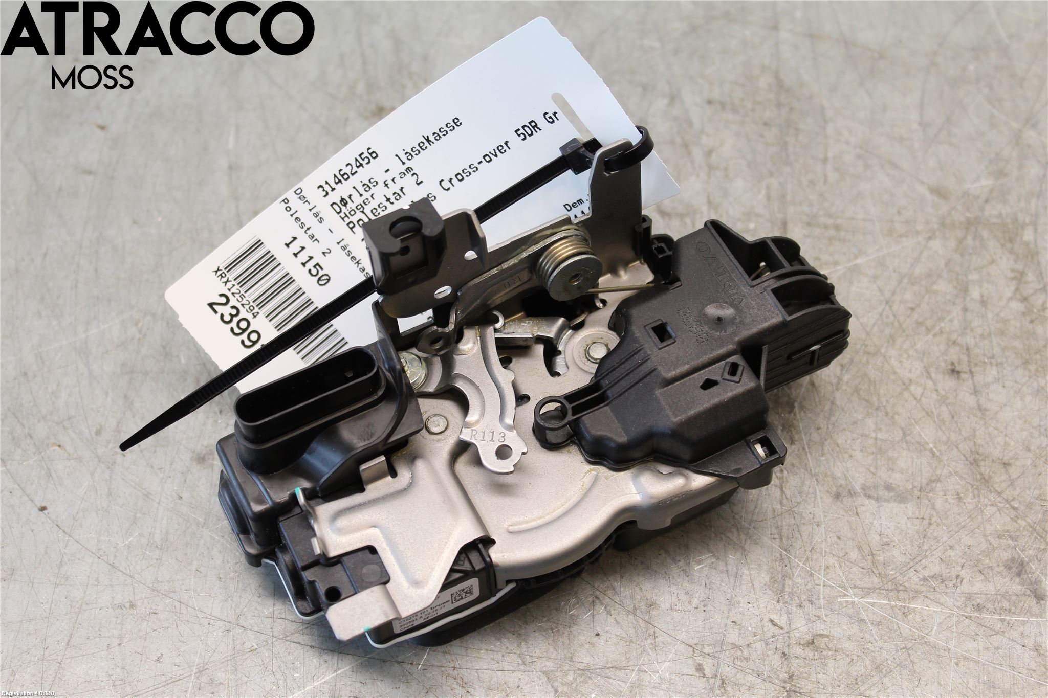 Polestar 2 20- Dørlås - Låsekasse