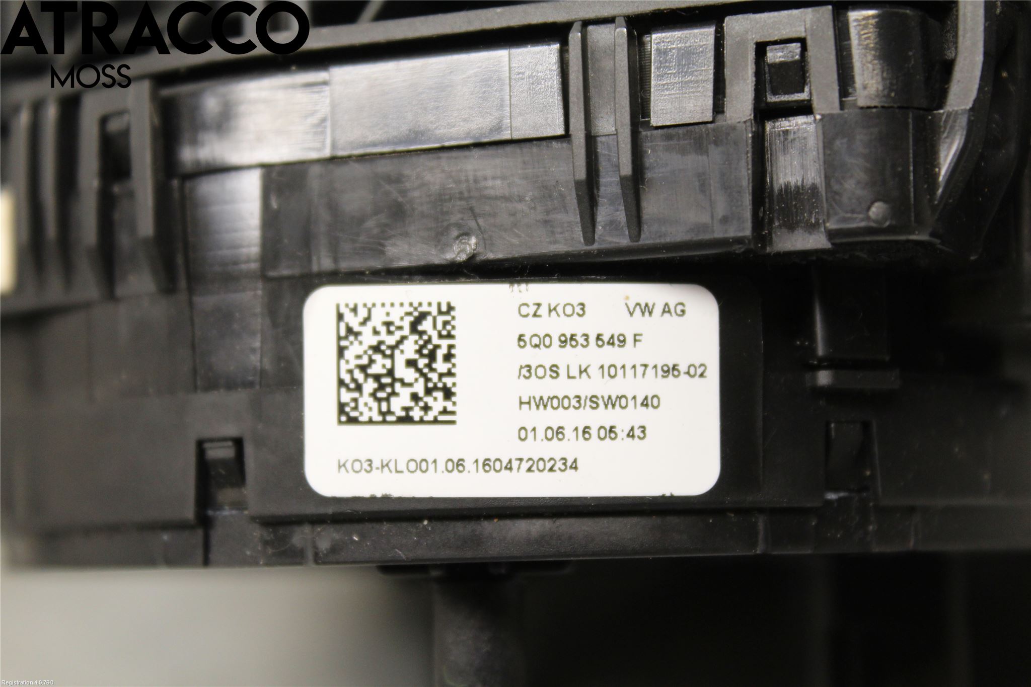 Volkswagen VW GOLF / E-GOLF VII 13-20 Bryter Ratt Kombi H Og V