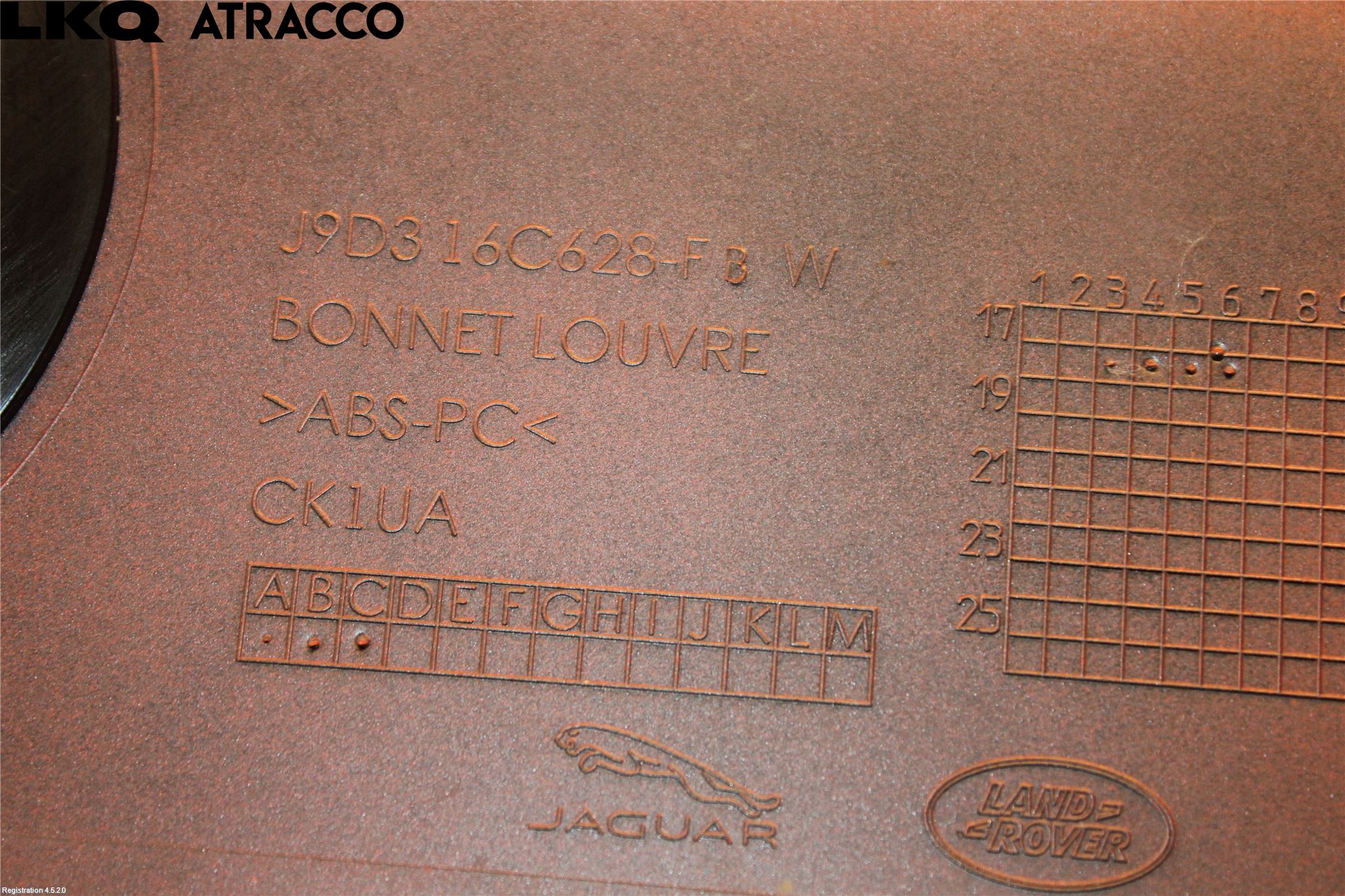 Jaguar I-PACE 18- Panser Luftinntak Oppå