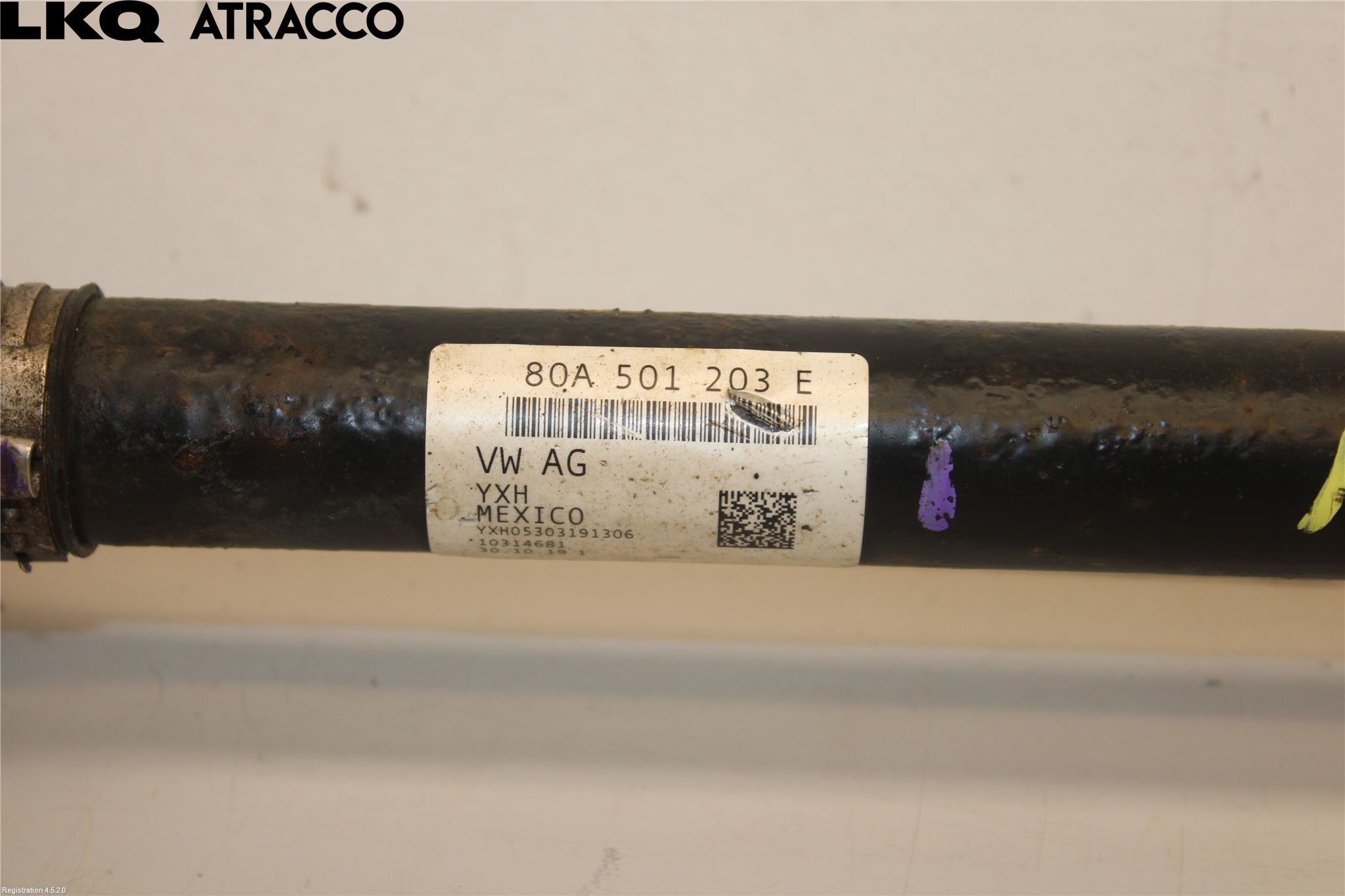 Audi Q5/SQ5 17- Drivaksel Bak Kompl Venstre