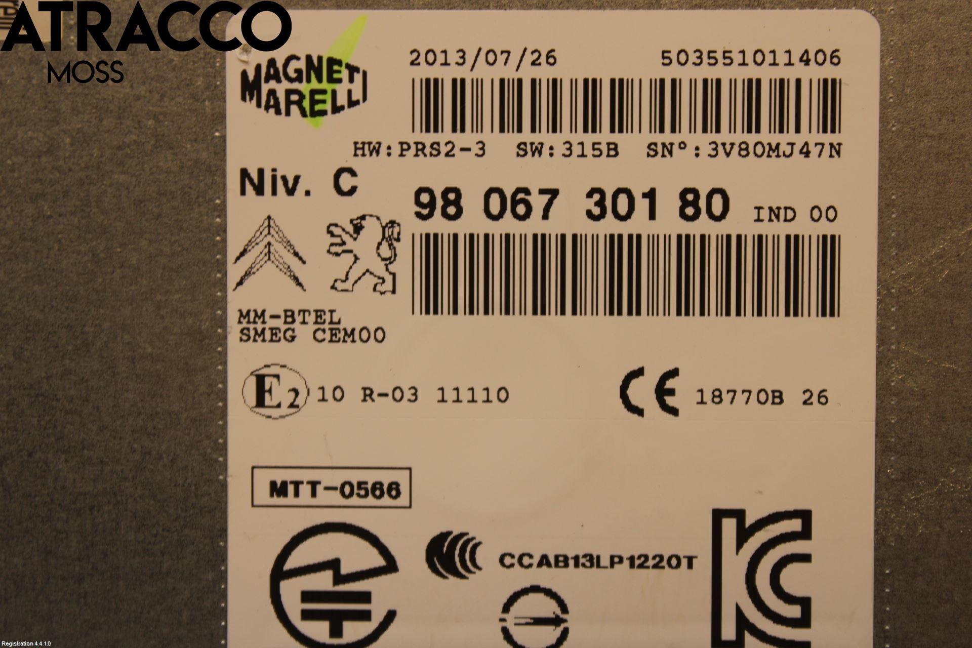 Peugeot 208 12-15 Stereo Radio