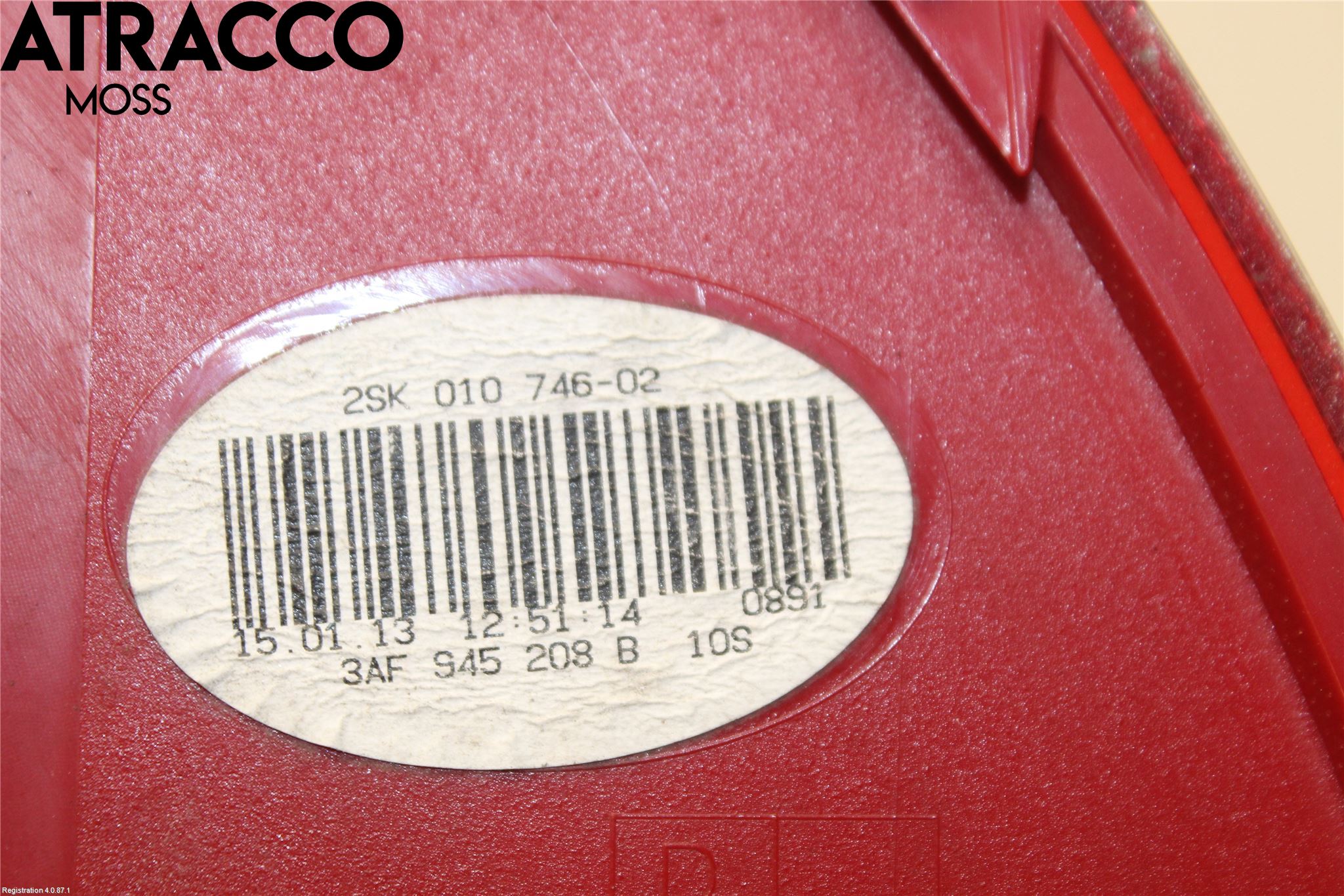 Volkswagen VW PASSAT 11-14 Baklykt Høyre