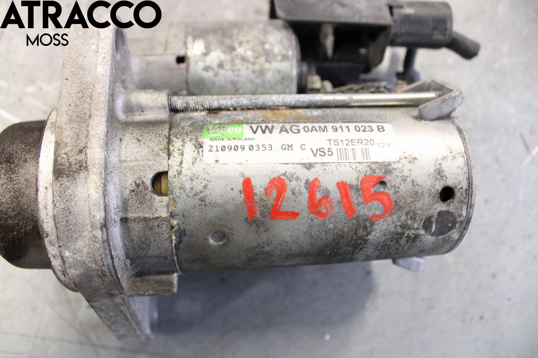 Volkswagen VW GOLF VI 09-13 Startmotor