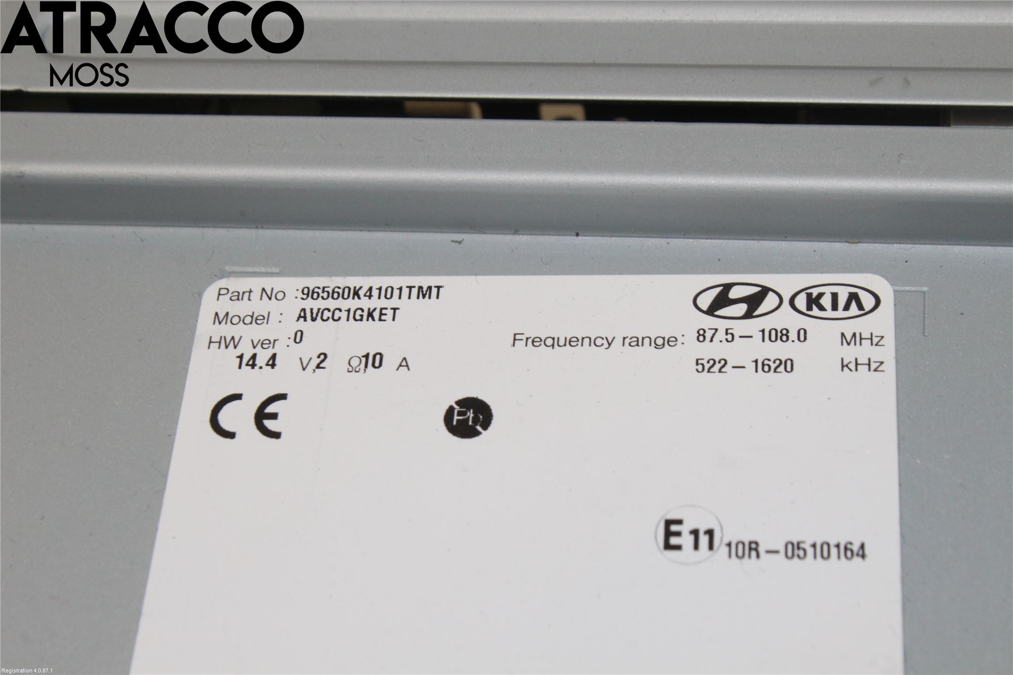 Hyundai KONA/ELECTRIC OS 18-23 Multifunktionsdisplay