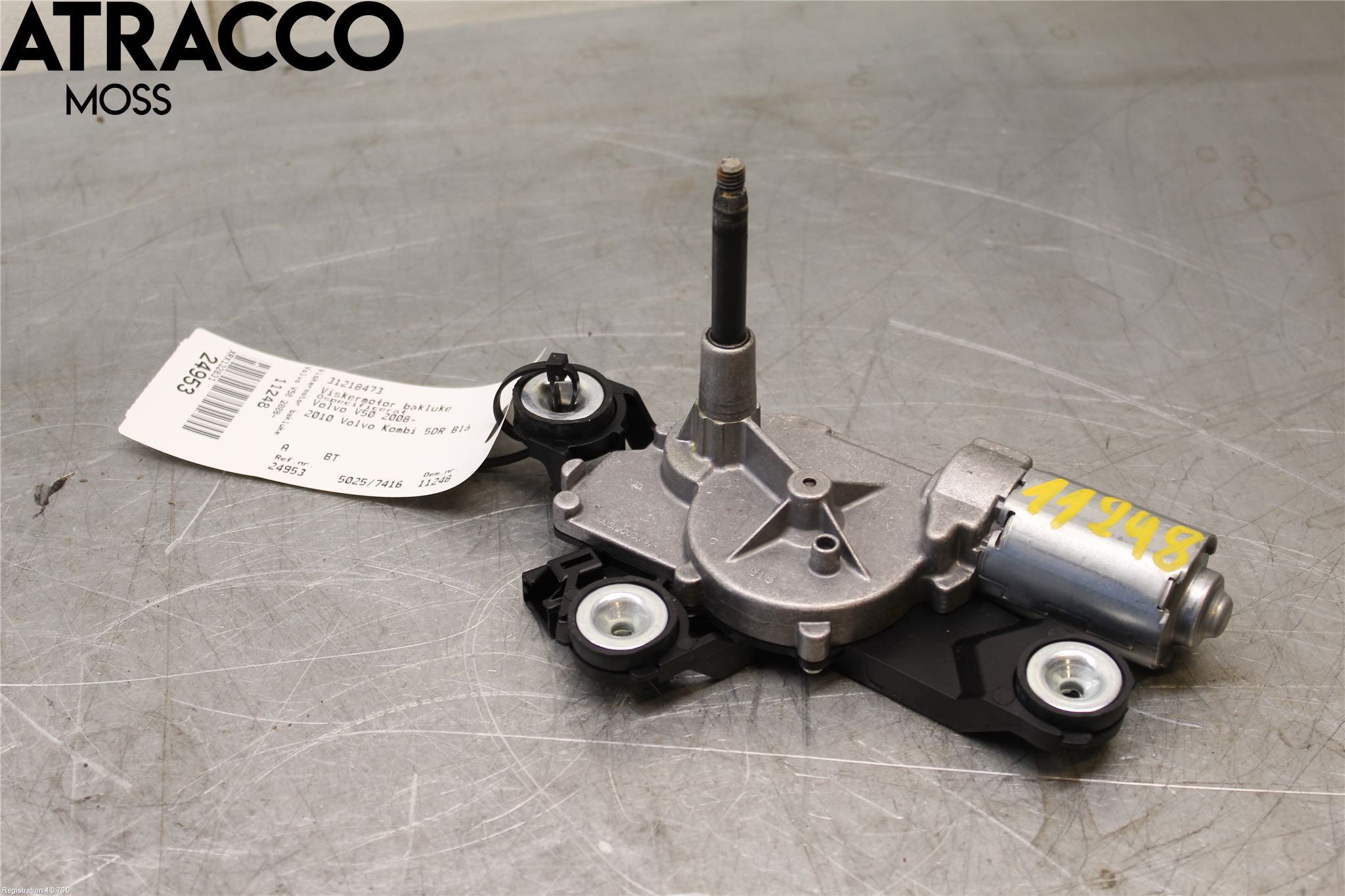 Volvo V50 08-12 Viskermotor Bakluke