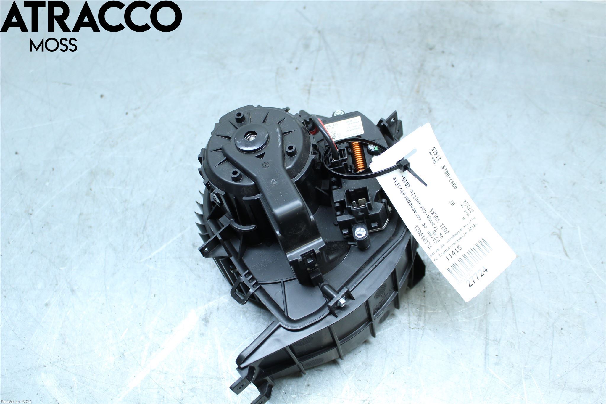 Volkswagen VW TRANSP/CARAVELLE (T6) 16-22 Varme Ac Varmeapparatvifte
