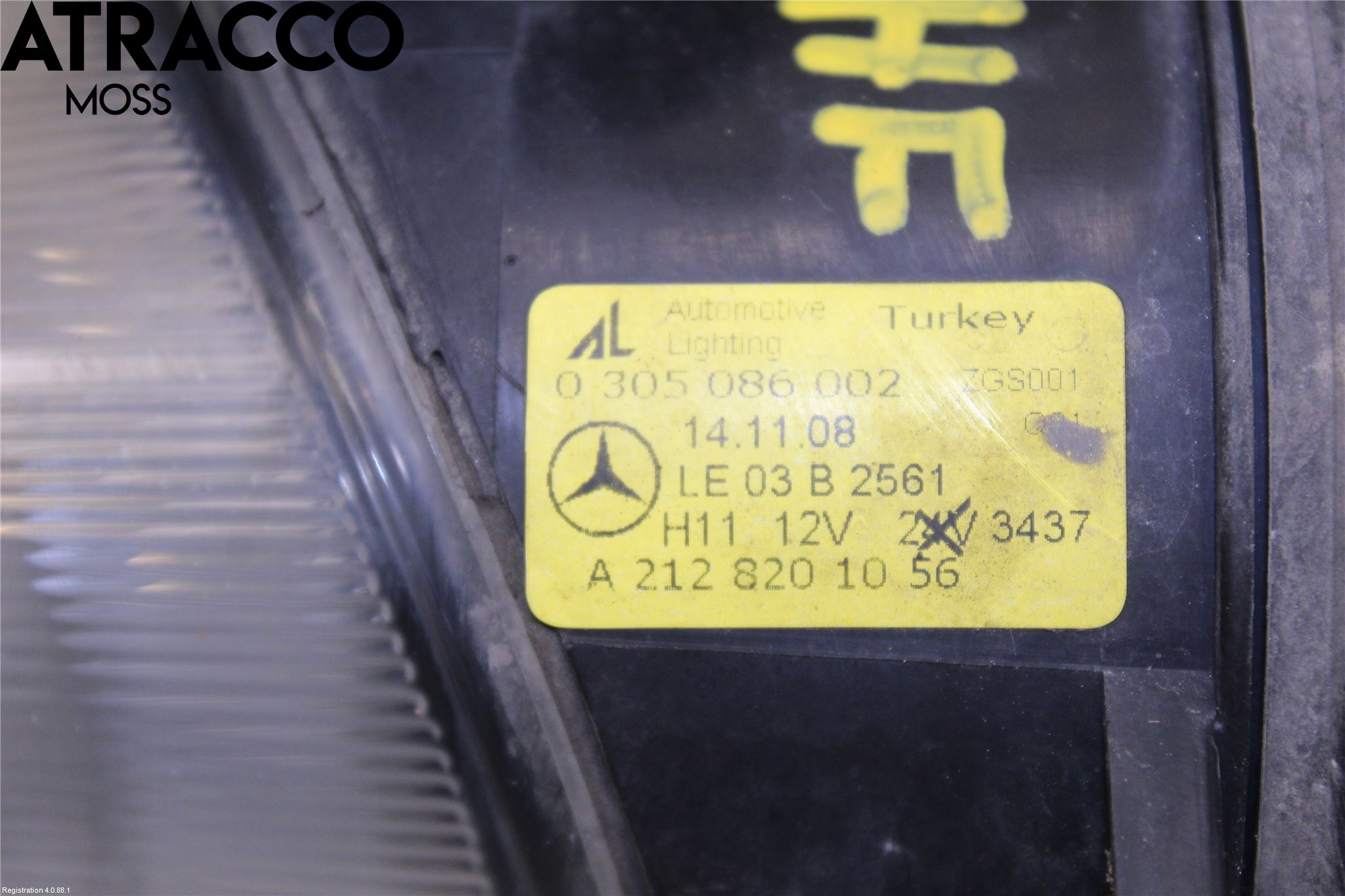 Mercedes-Benz MB E-KLASS (W212) 09-16 Frontlykt-Kurve-Tåkelys