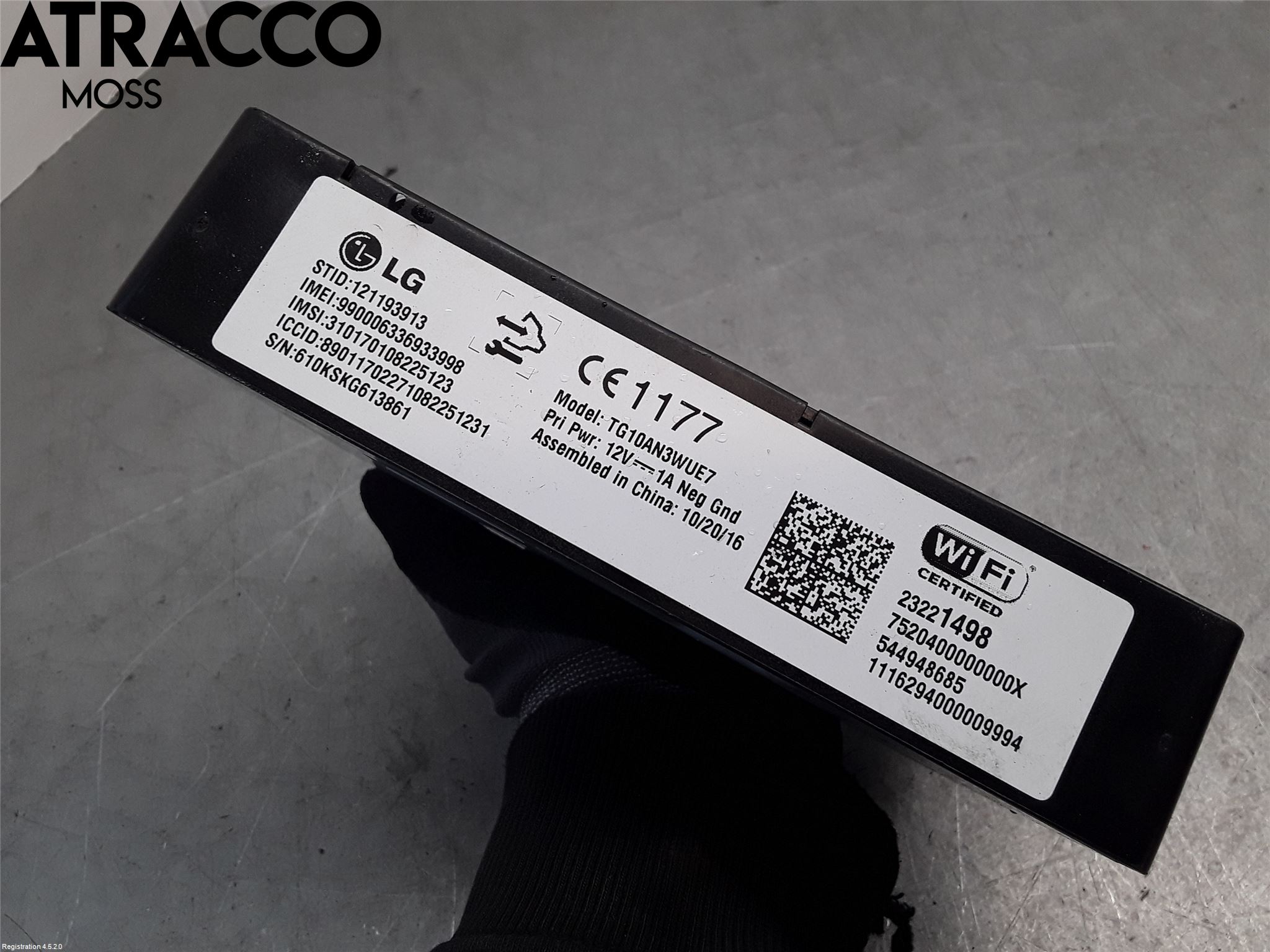 Opel ASTRA K 16-22 Styreenhet Øvrig