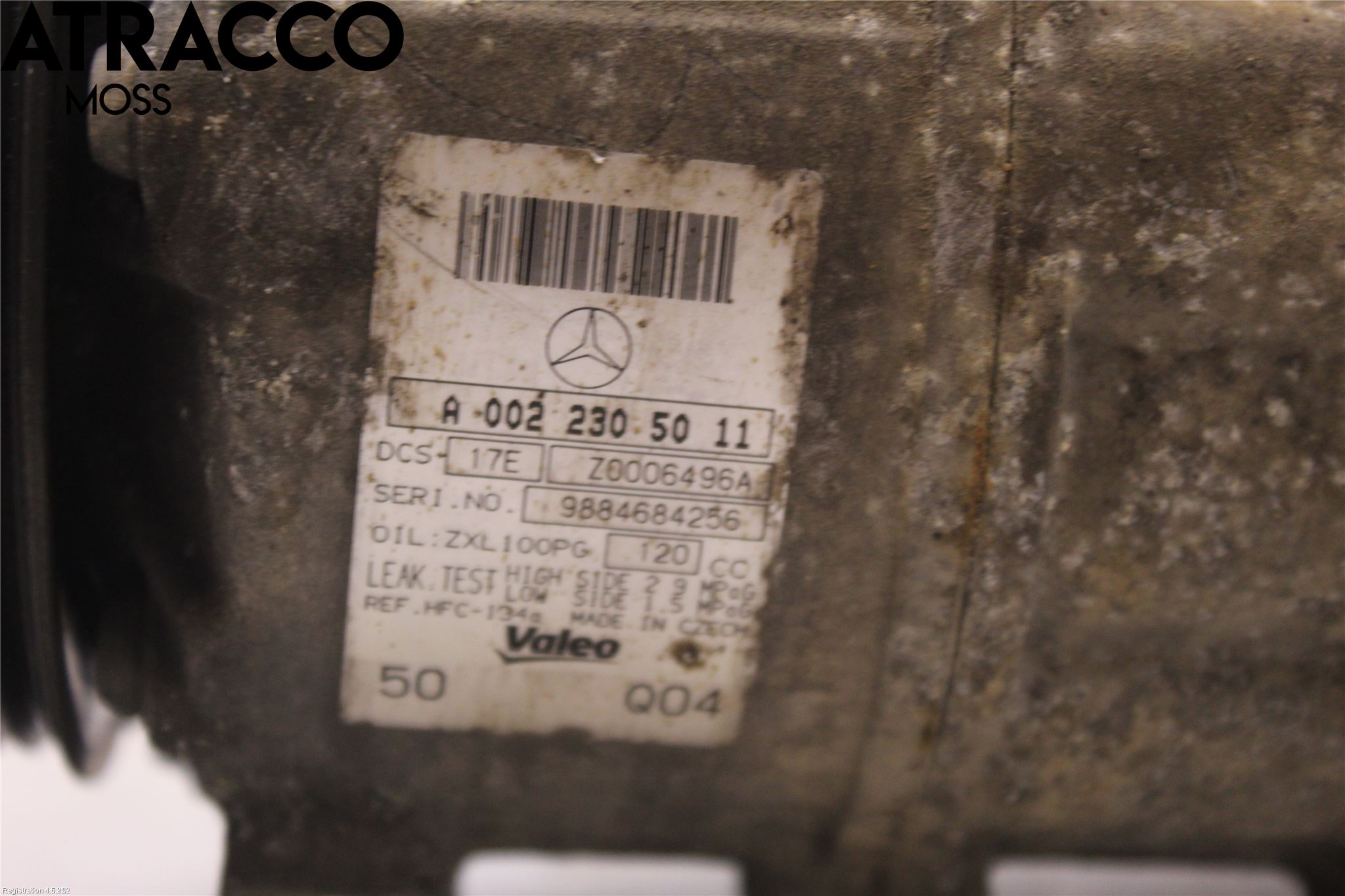 Mercedes-Benz MB C-KLASS (W204) 07-15 Varme Ac Kompressor