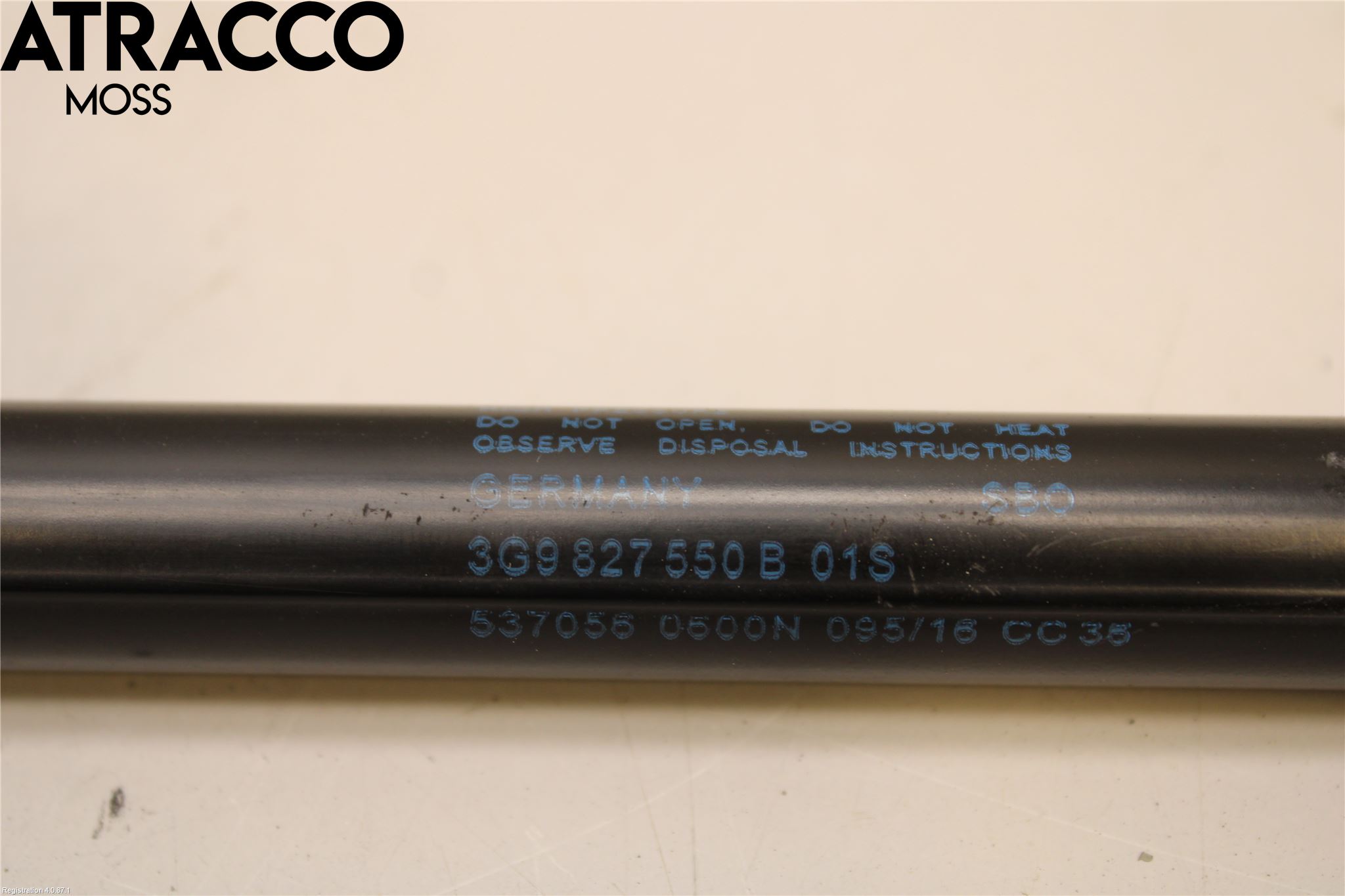 Volkswagen VW PASSAT 15-19 Bakluke Demper-Gassfjær