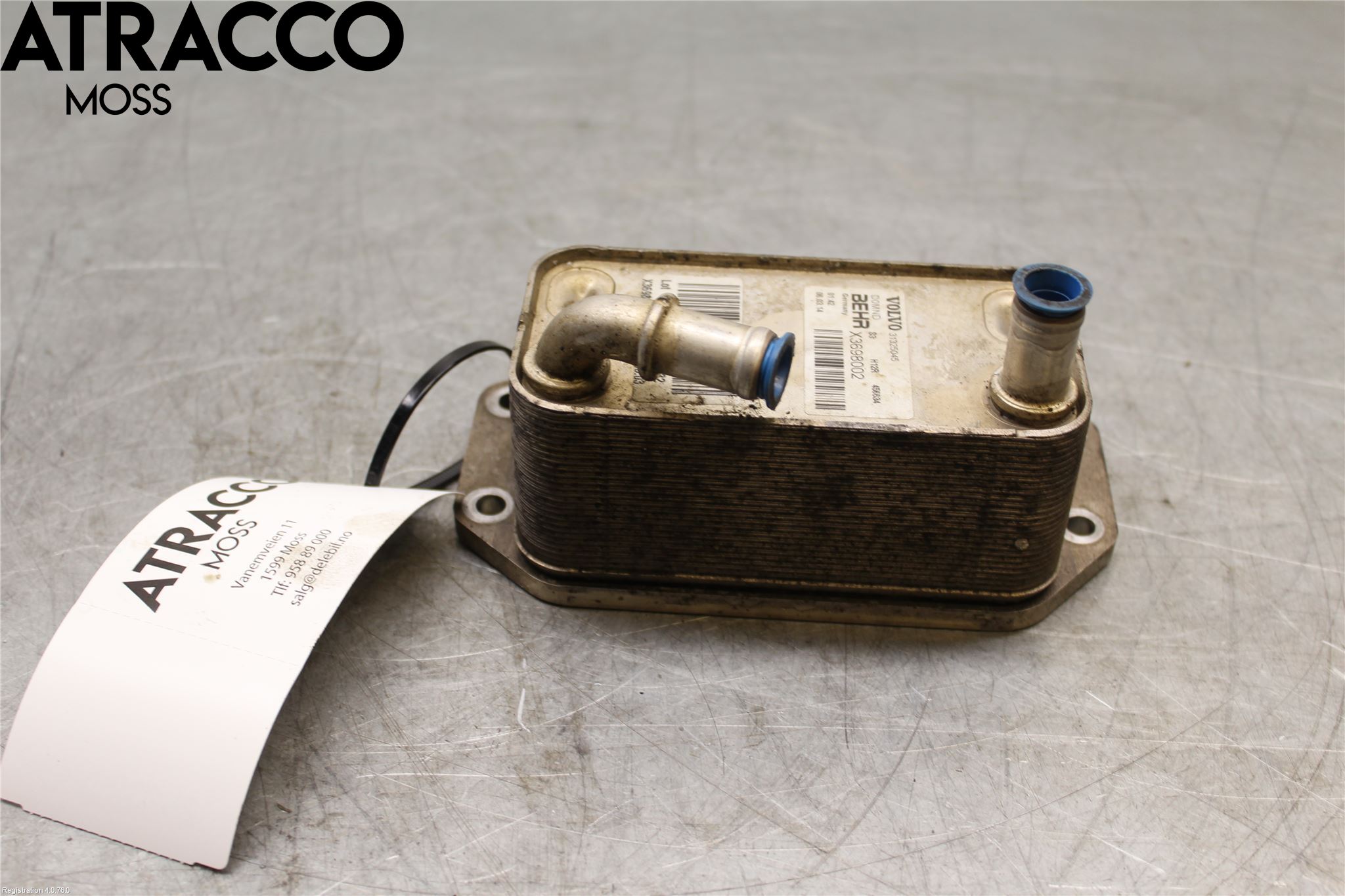 Volvo V60 14-18 Radiator Oljekjøler Motor