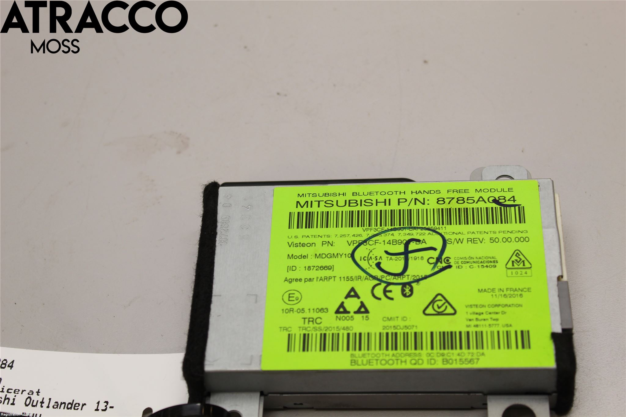 Mitsubishi OUTLANDER 13-21 Telefon