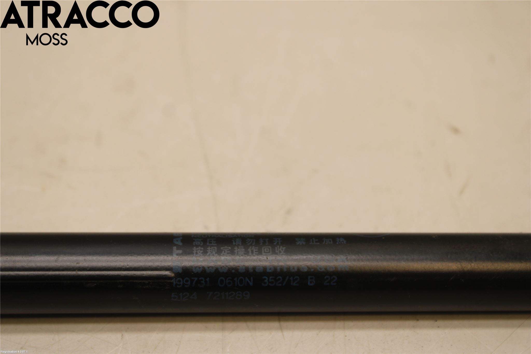 BMW X3 F25 10-17 Bakluke Demper-Gassfjær