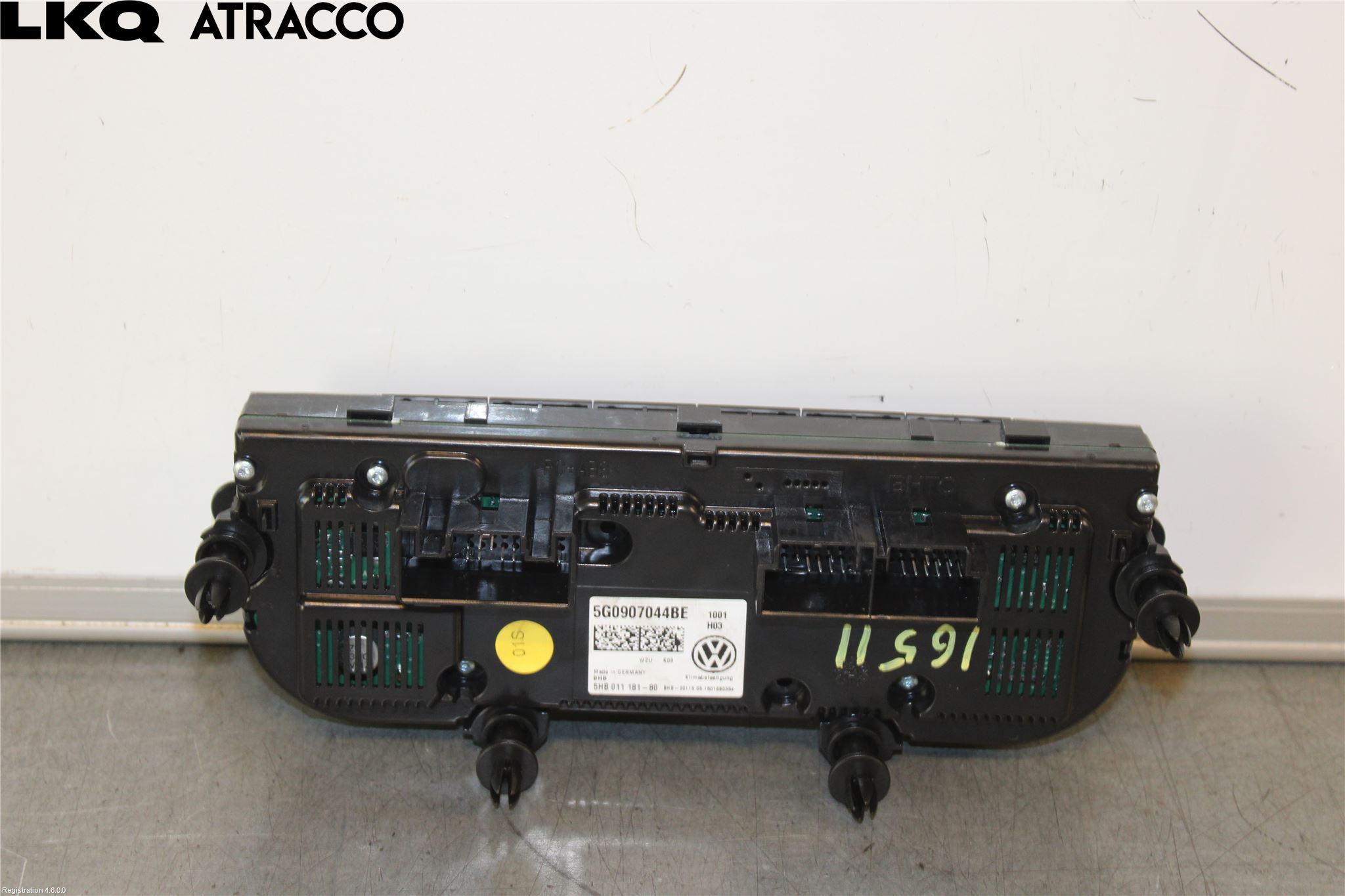 Volkswagen VW GOLF / E-GOLF VII 13-20 Varme Ac Betjening-Display