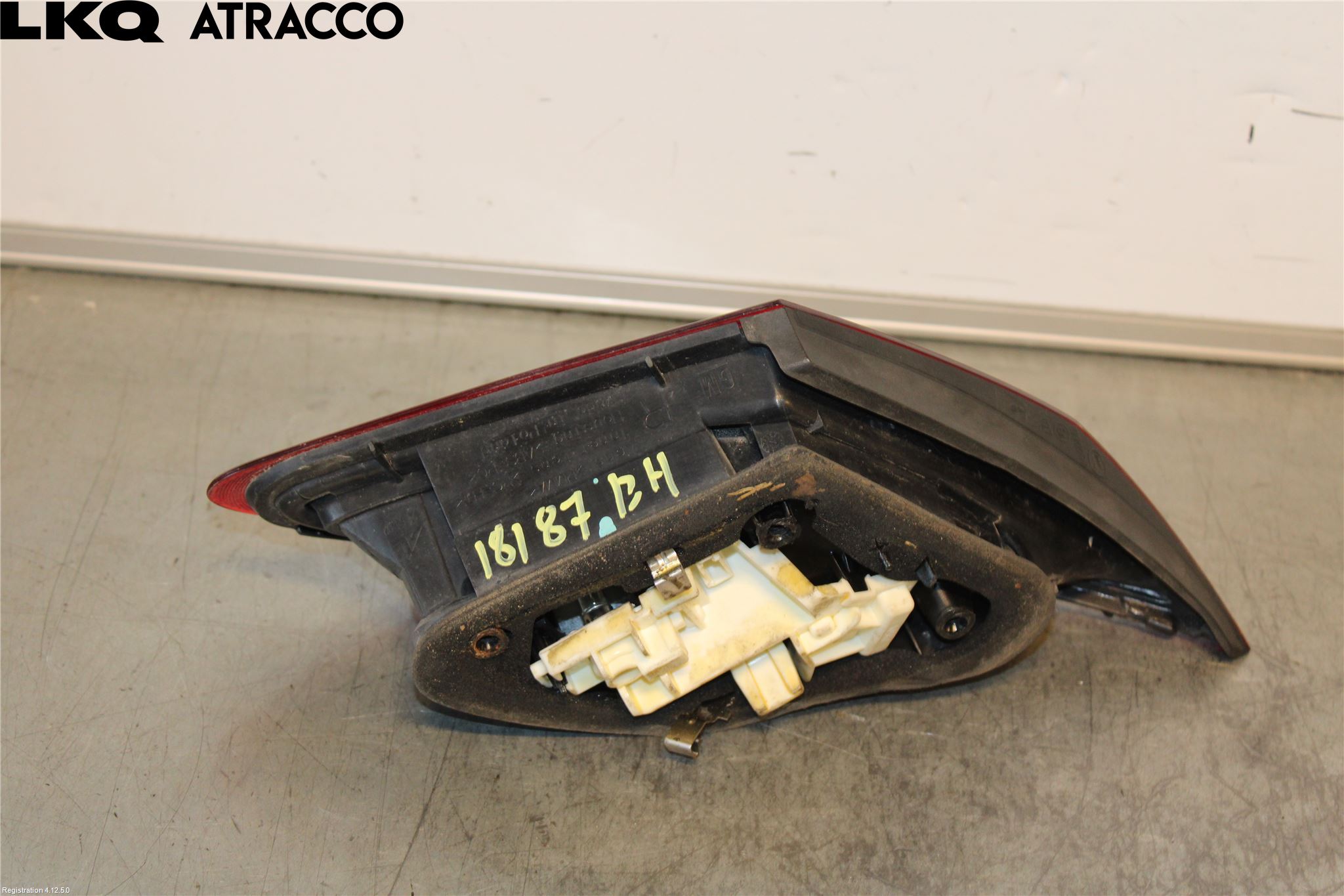 Opel ASTRA J 10-15 Baklykt Høyre  På Luke(Indre)