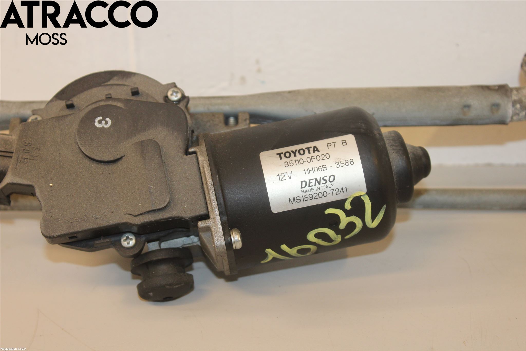 Toyota COROLLA VERSO 04-07 Viskermotor Frontrute