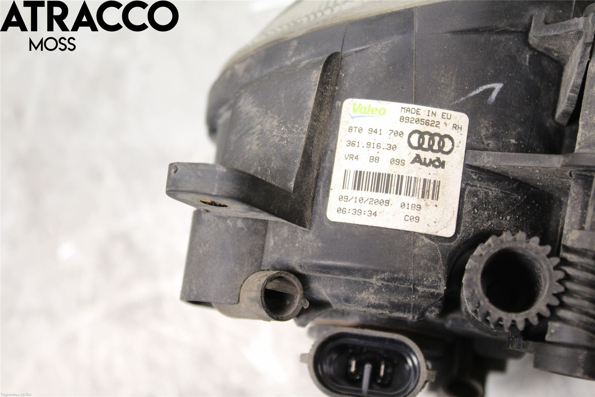 Audi A4/S4 08-11 Frontlykt-Kurve-Tåkelys