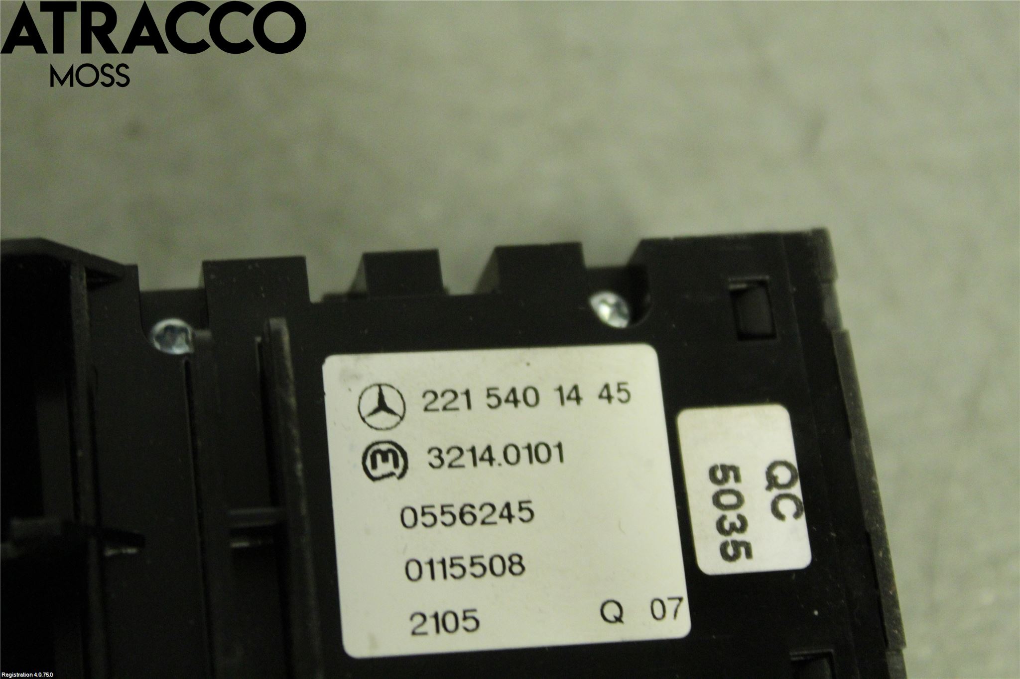 Mercedes-Benz MB S-KLASS (W221) 05-13 Bryter Parkeringsbrems