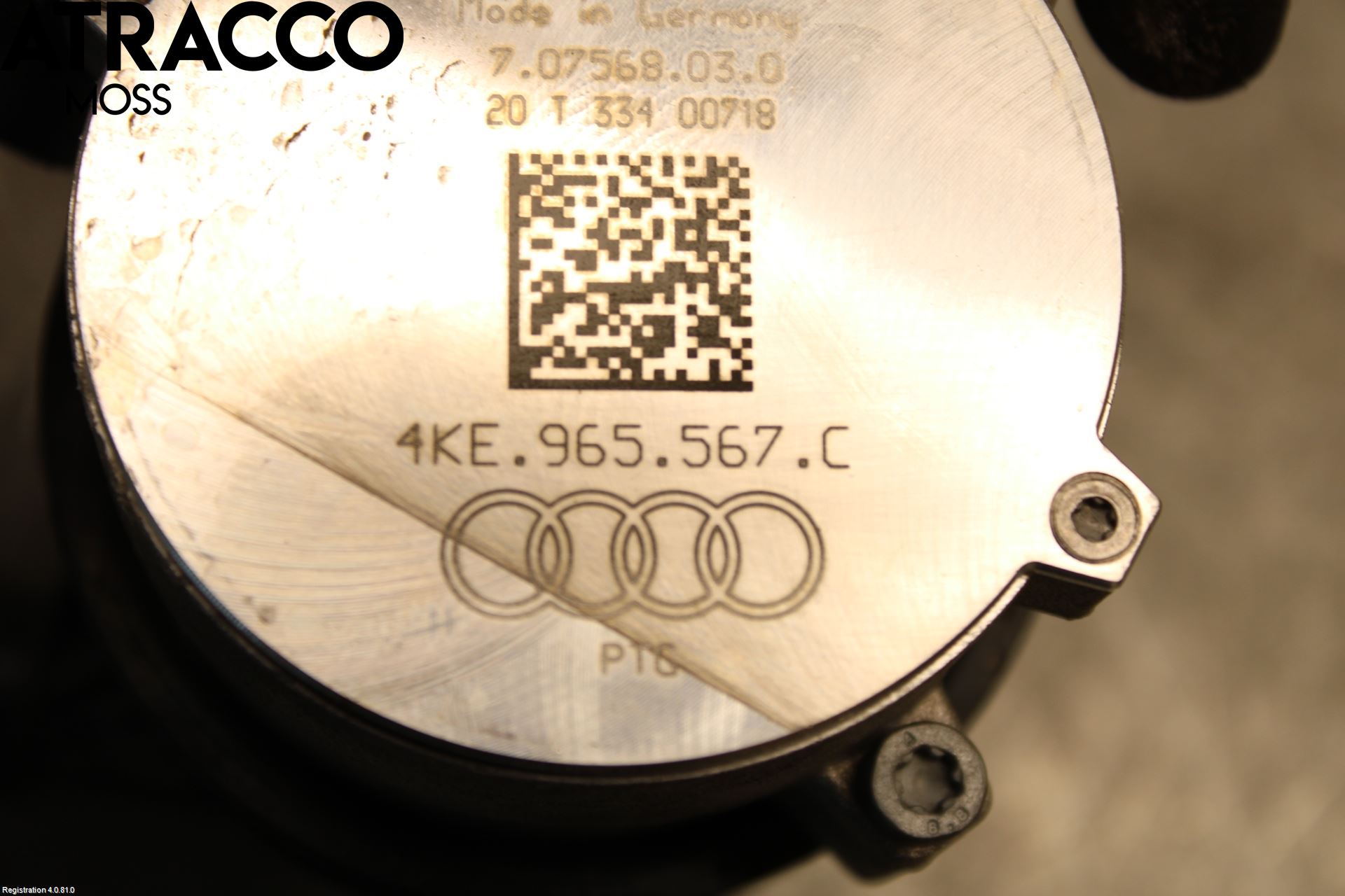 Audi E-TRON, S GE 19- Vannpumpe