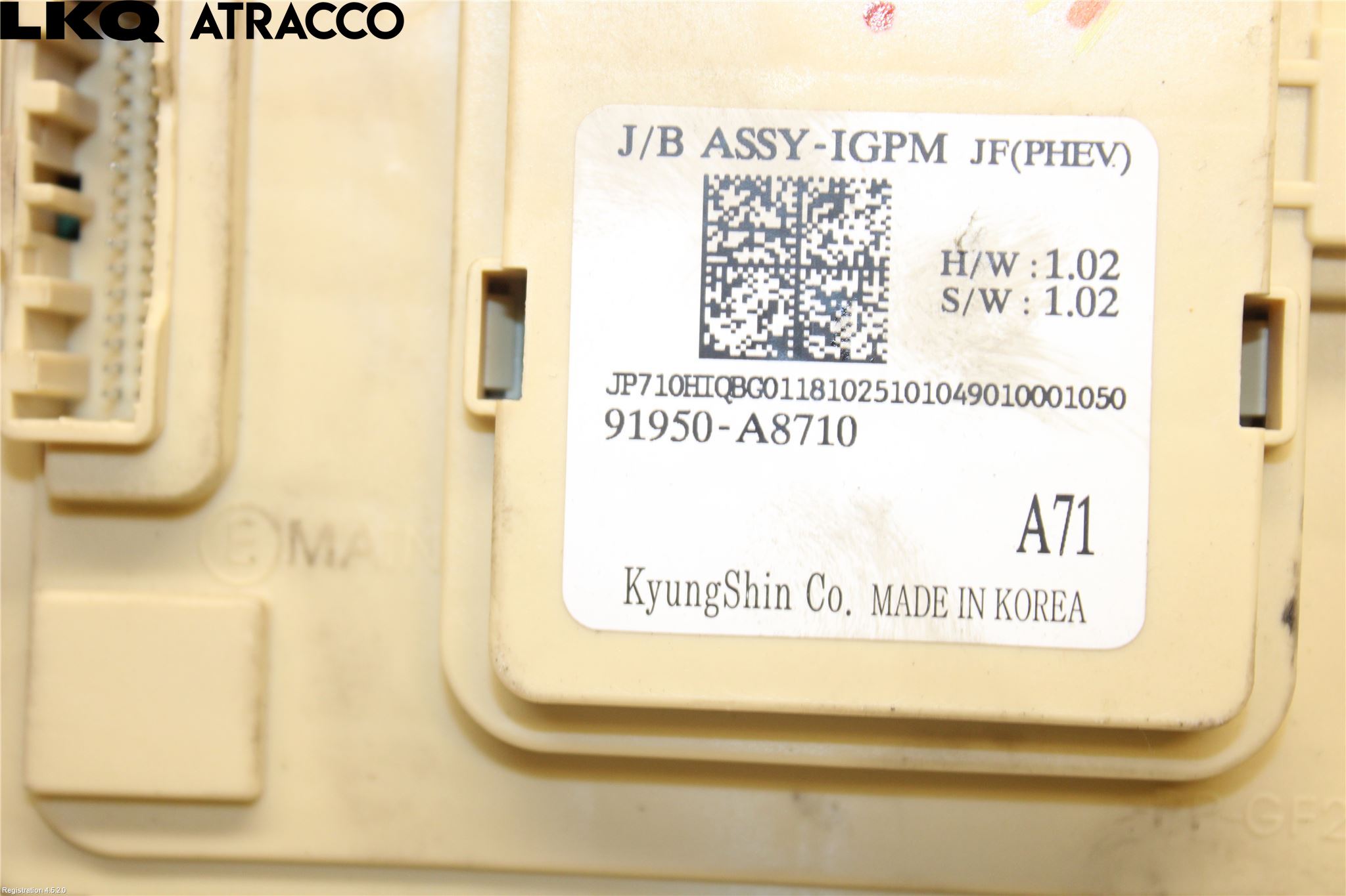 Kia OPTIMA 16-20 Sikringsboks - Elsentral