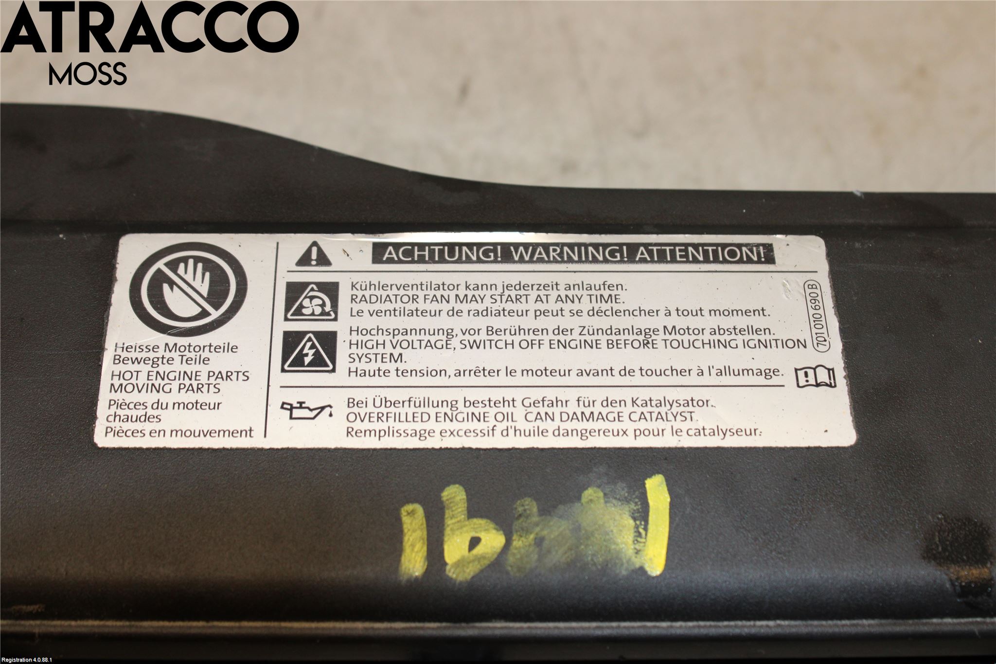 Volkswagen VW CADDY 16-20 Luftstyring Front