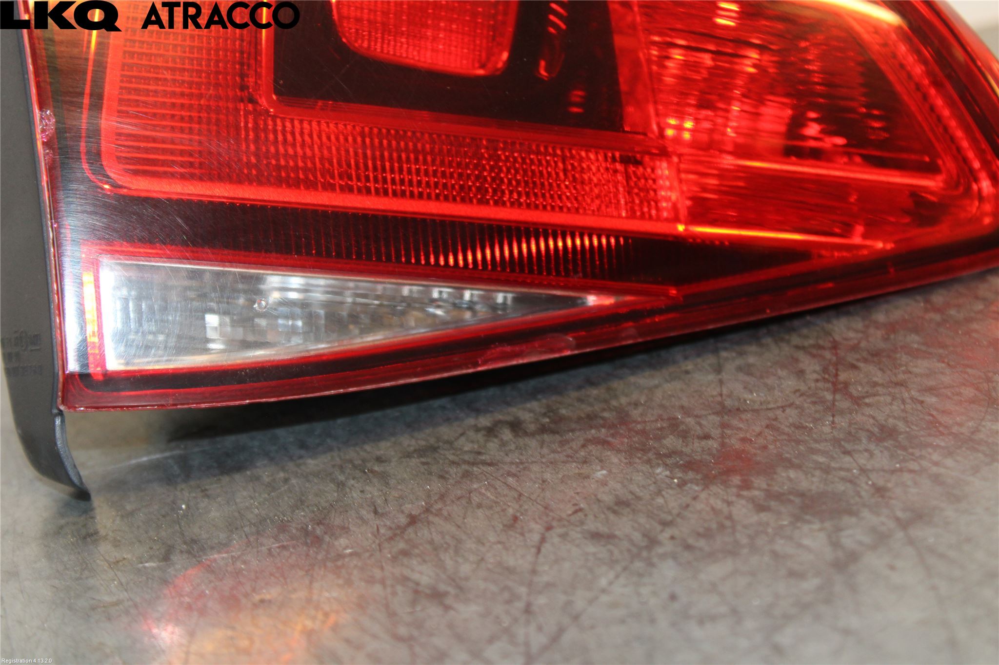 Volkswagen VW GOLF / E-GOLF VII 13-20 Baklykt Venstre  På Luke(Indre