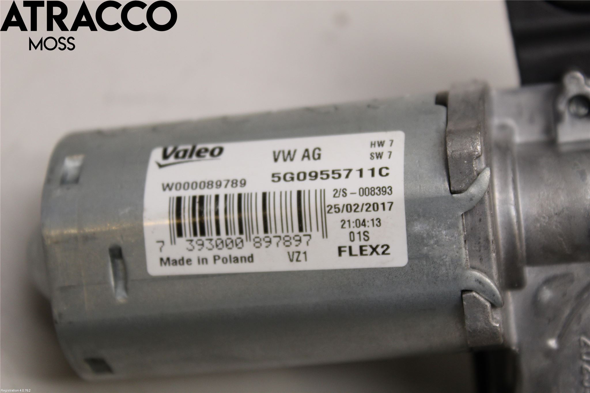 Volkswagen VW GOLF / E-GOLF VII 13-20 Viskermotor Bakluke