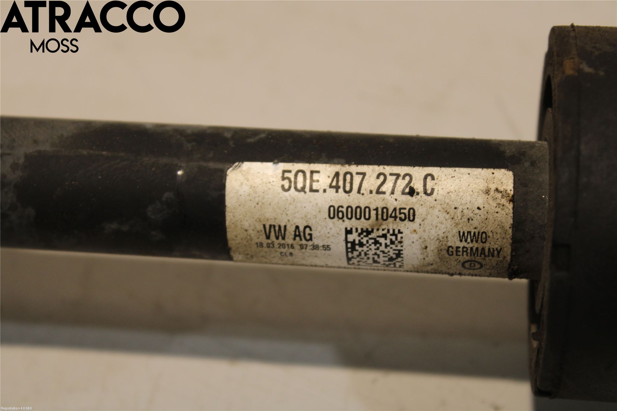 Volkswagen VW GOLF / E-GOLF VII 13-20 Drivaksel Foran Kompl Høyre