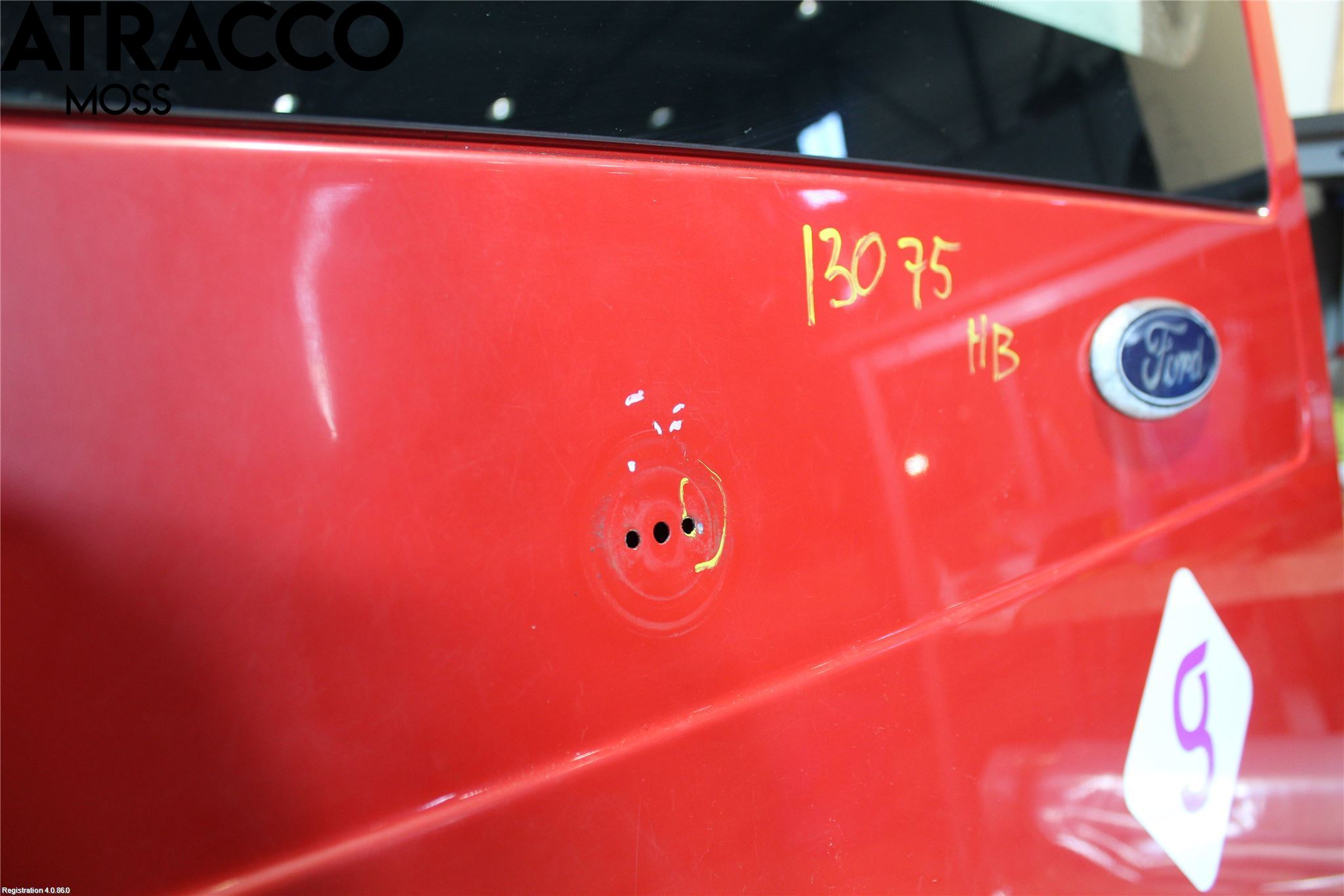 Ford TRANSIT    06-13 Dør Bak Van - Vare Høyre