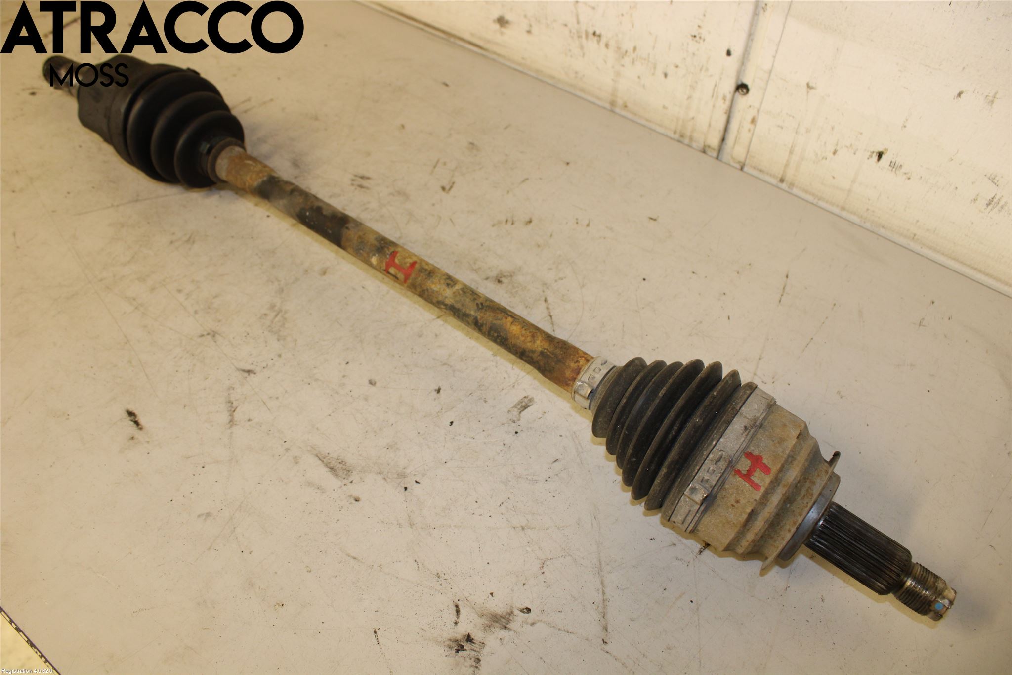 Subaru IMPREZA III 08-11 Drivaksel Foran Kompl Høyre